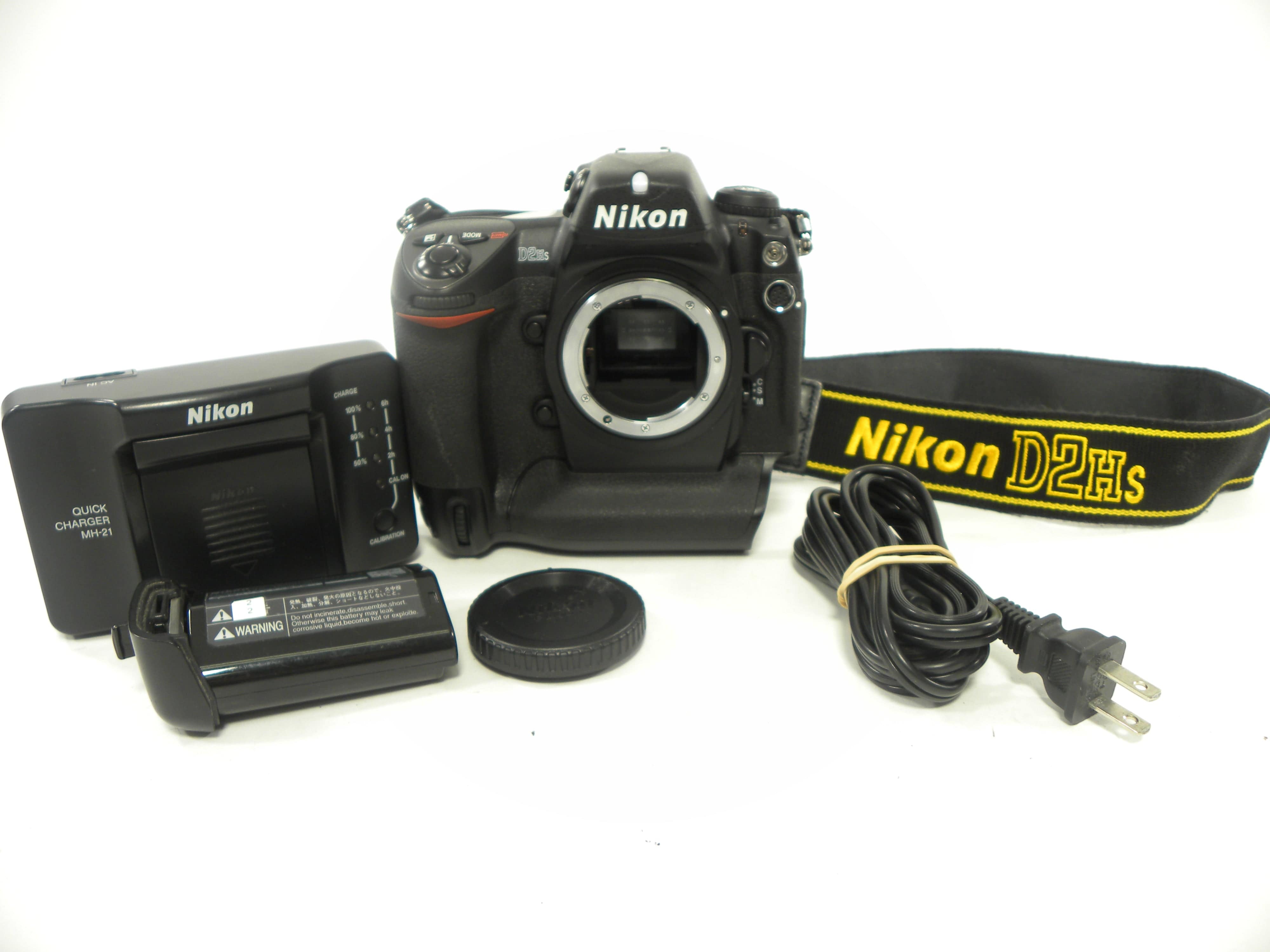 Nikon D2Hs 4.1mp Digital SLR Body only shutter Ct. 3,755