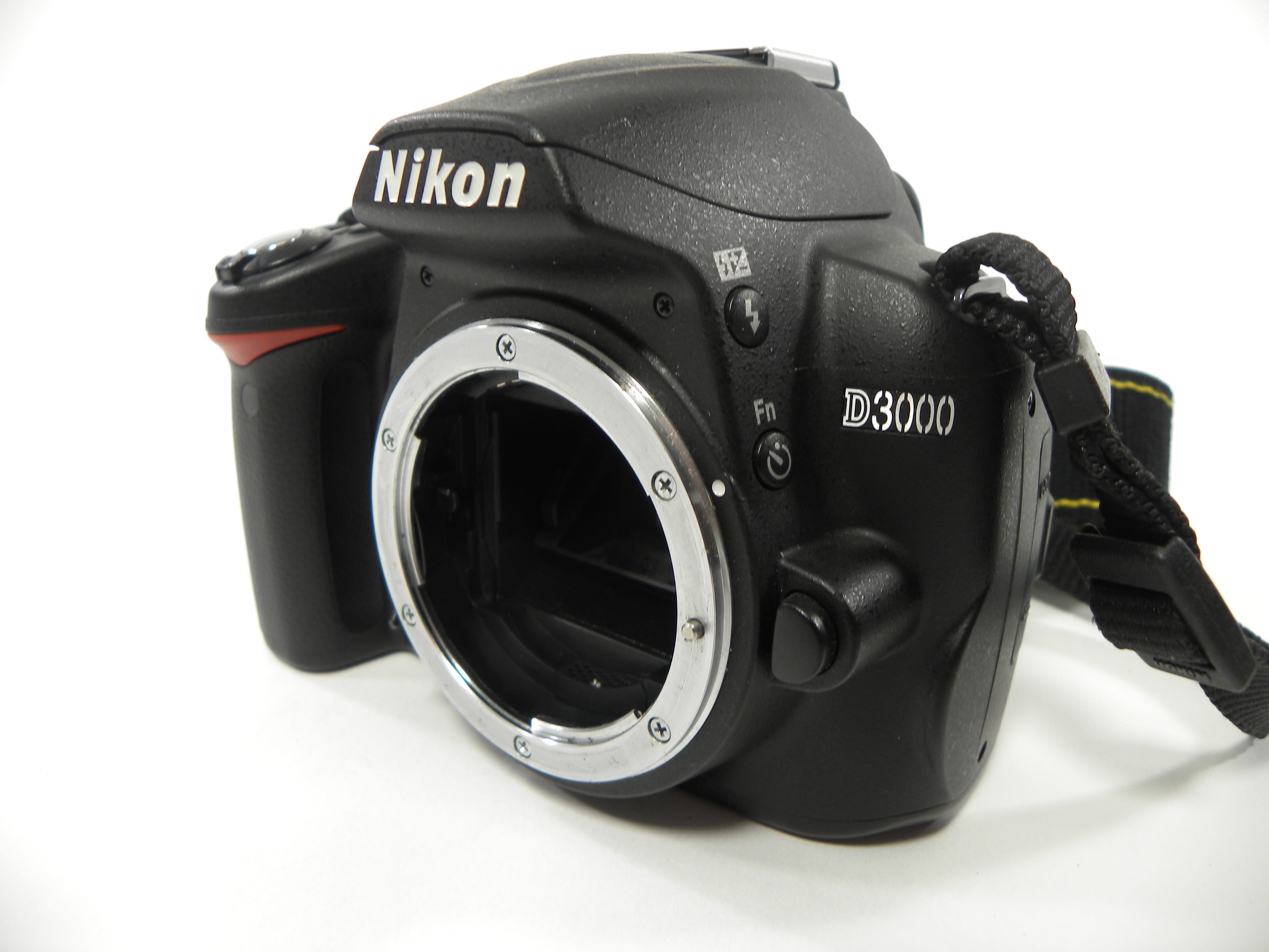 Nikon D3000 10.2mp Digital SLR Body Only Shutter Ct. 14,712