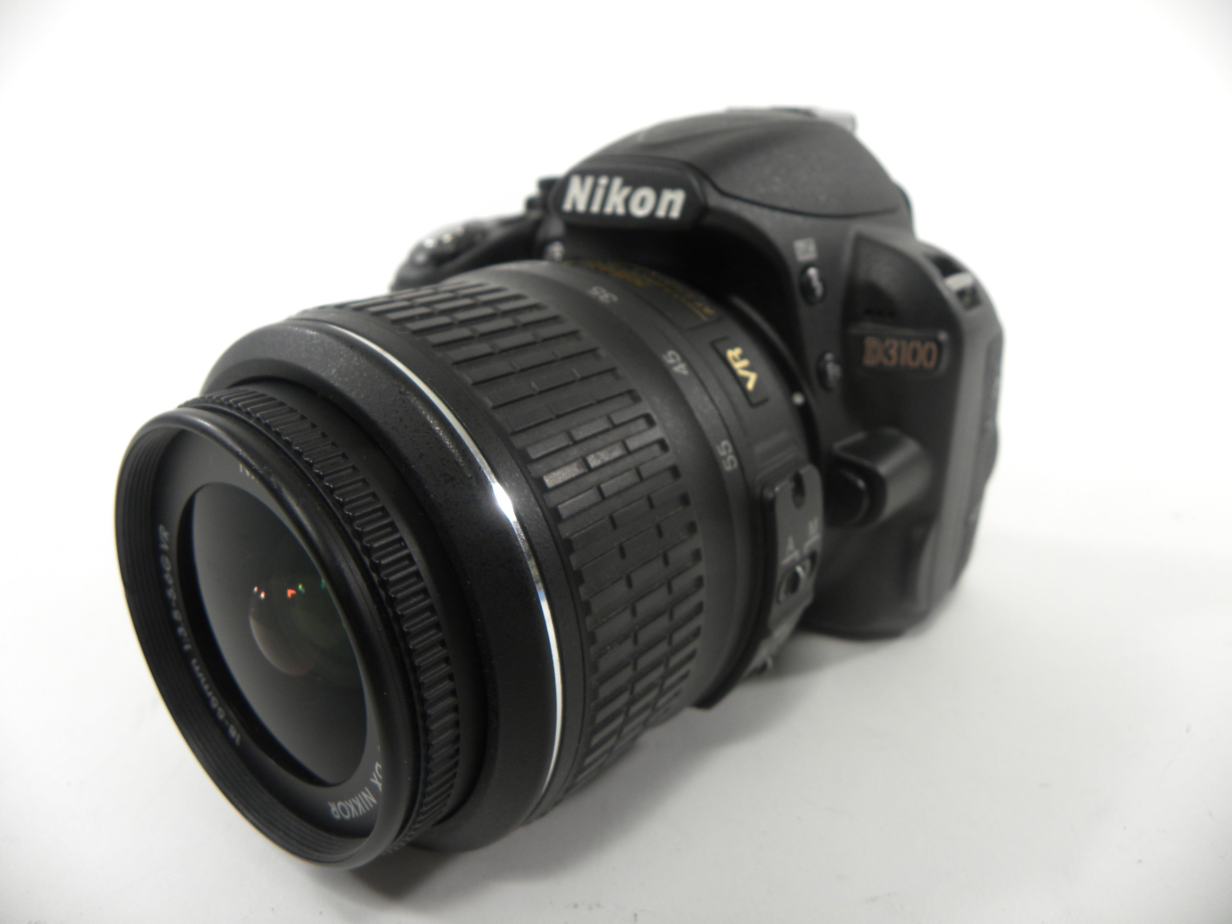 Nikon D3100 14.2mp Digital SLR w/AF-S 18-55 DX VR Shutter Ct. 5,751