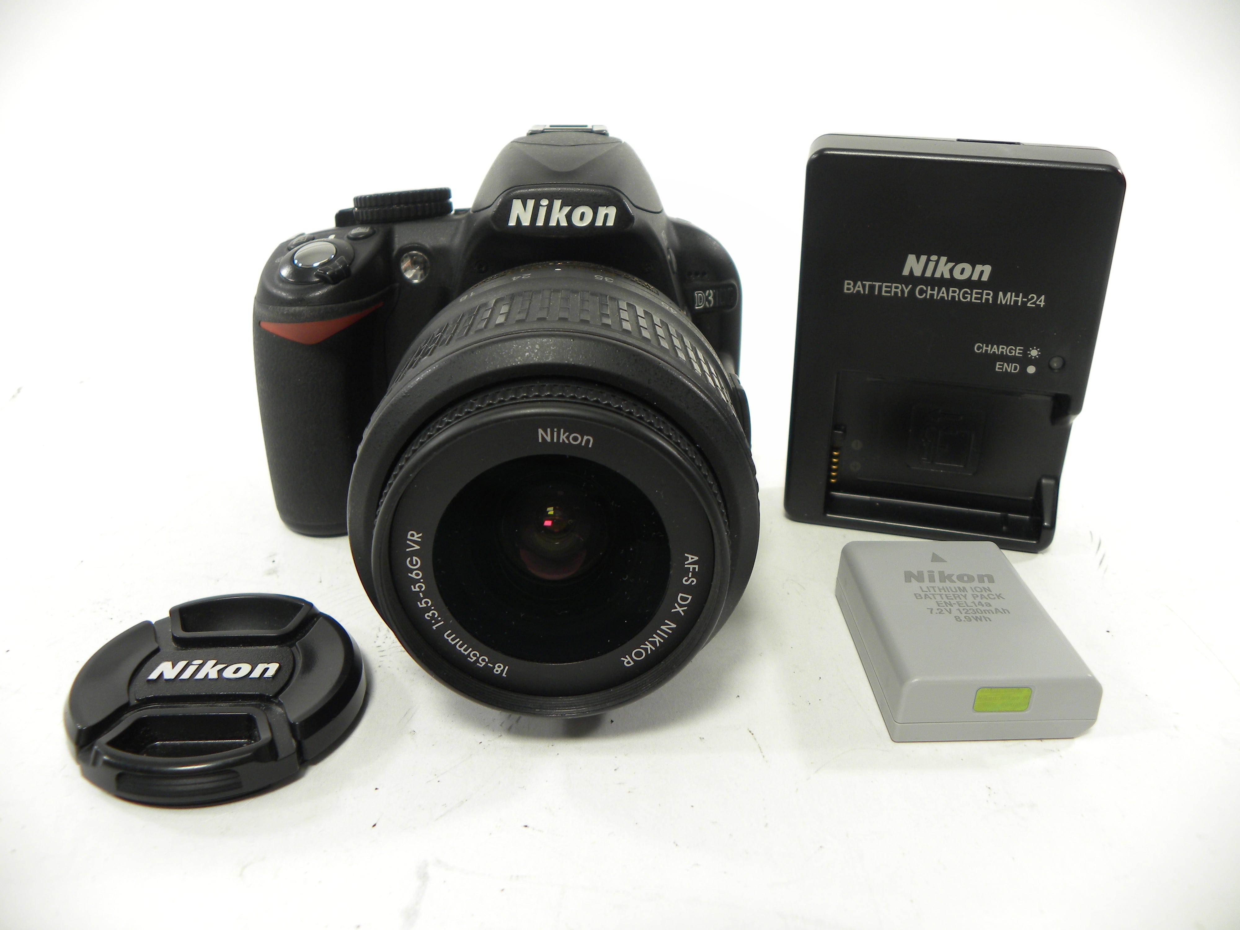 Nikon D3100 14mp Digital SLR w/AF-S Nikkor 18-55 f3.5-5.6G DX VR