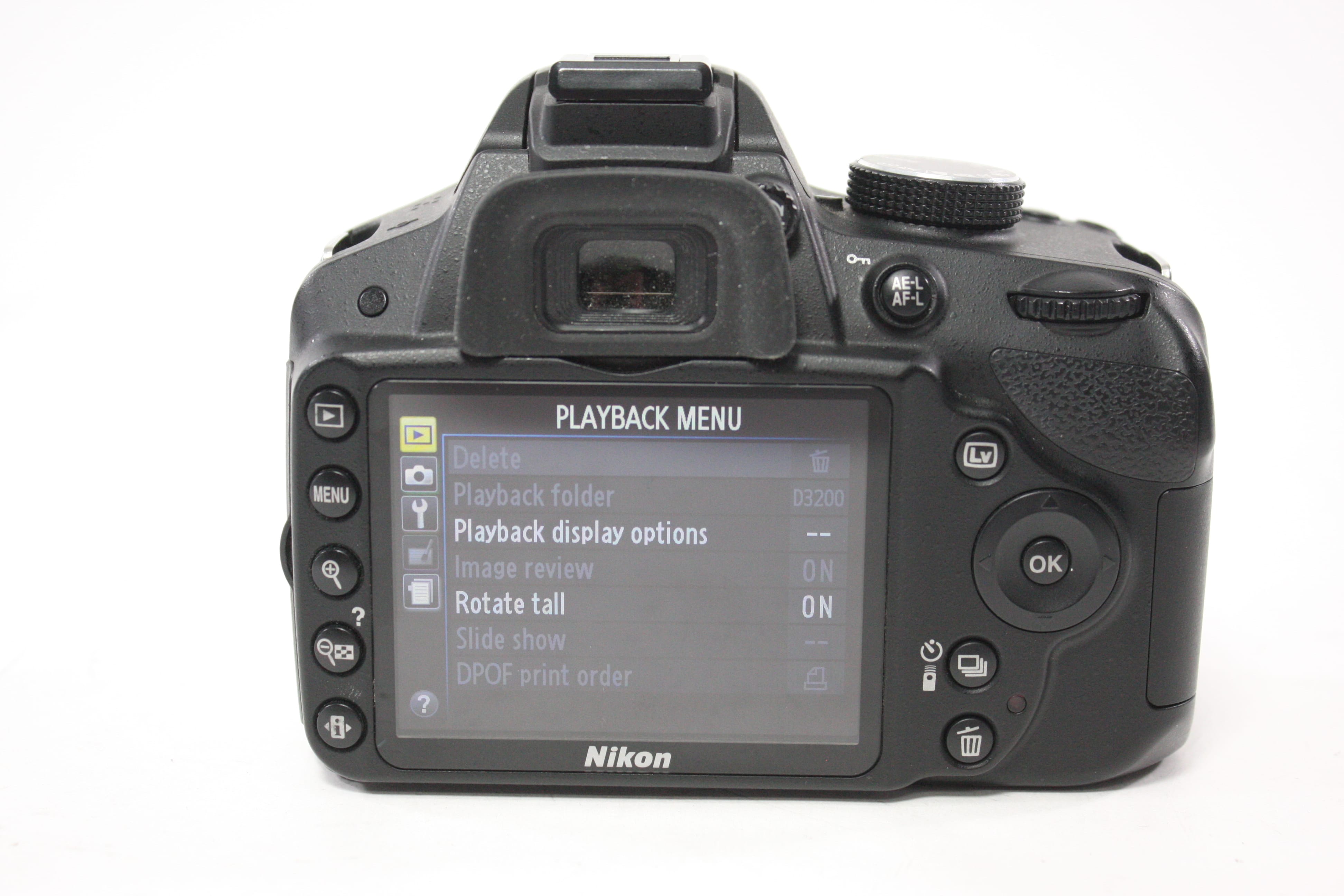 Nikon D3200 DSLR Camera with Nikon 18-55mm f/3.5-5.6G DX VR Lens with Shutter Count 3,950