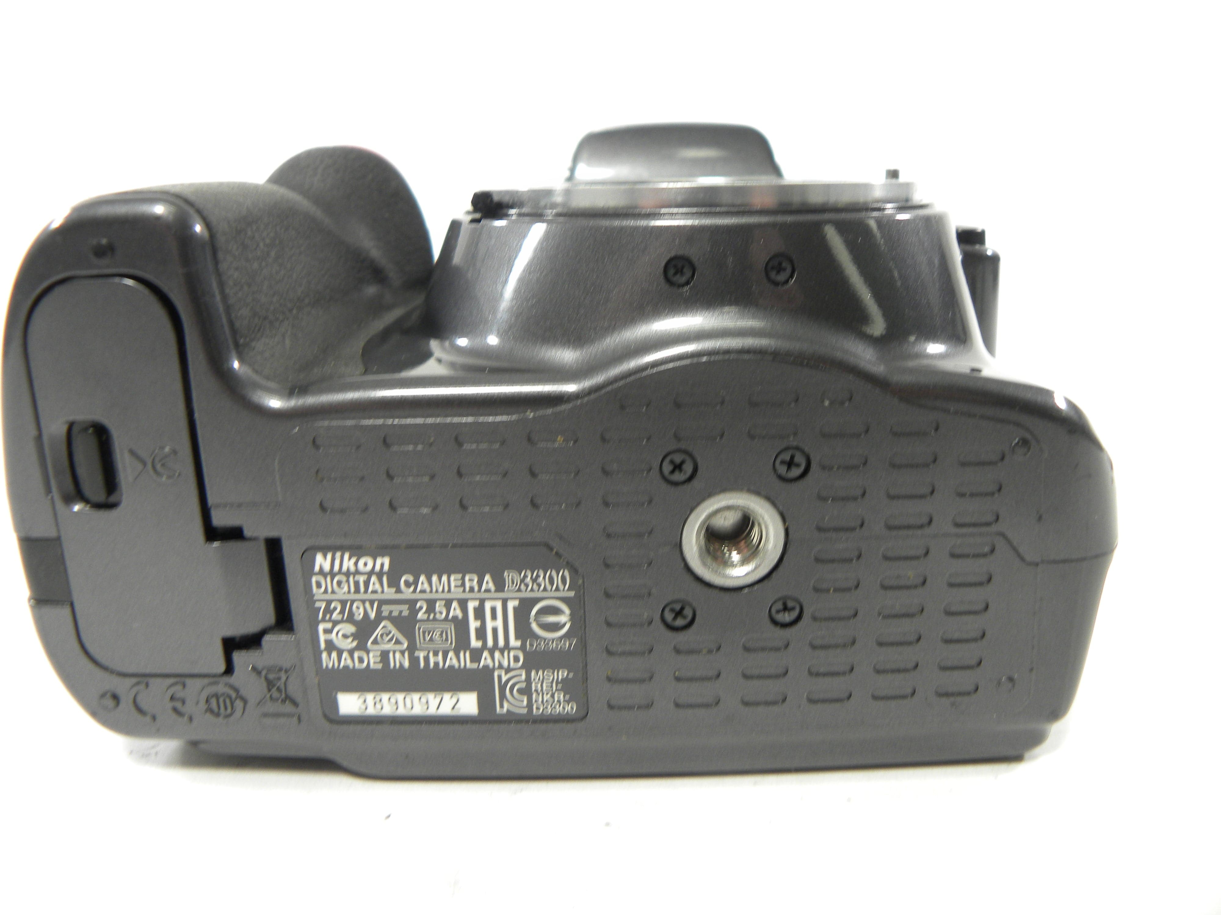 Nikon D3300 24.2mp Digital SLR body only Shutter Ct. 3,636