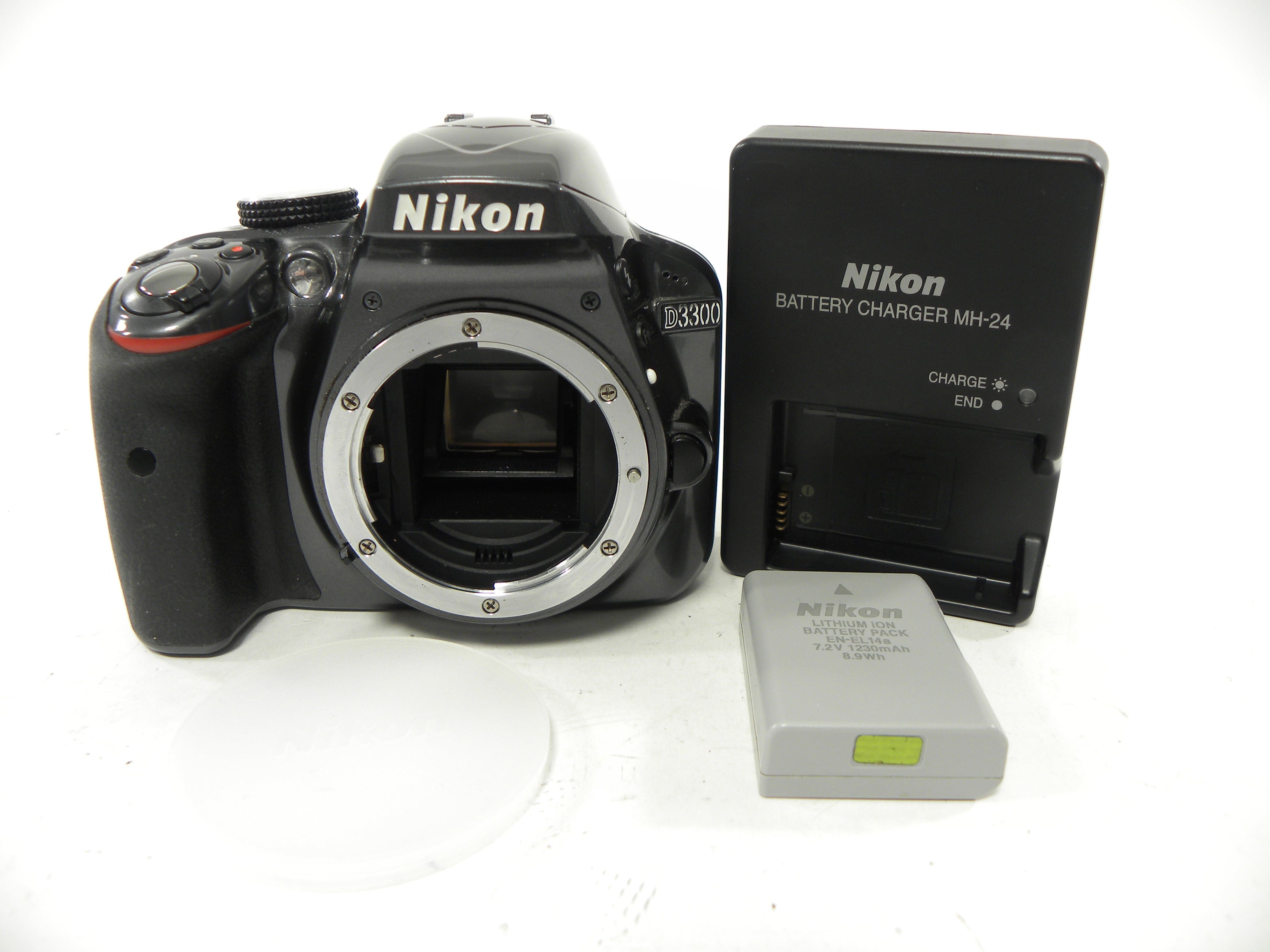 Nikon D3300 24.2mp Digital SLR body only Shutter Ct. 3,636