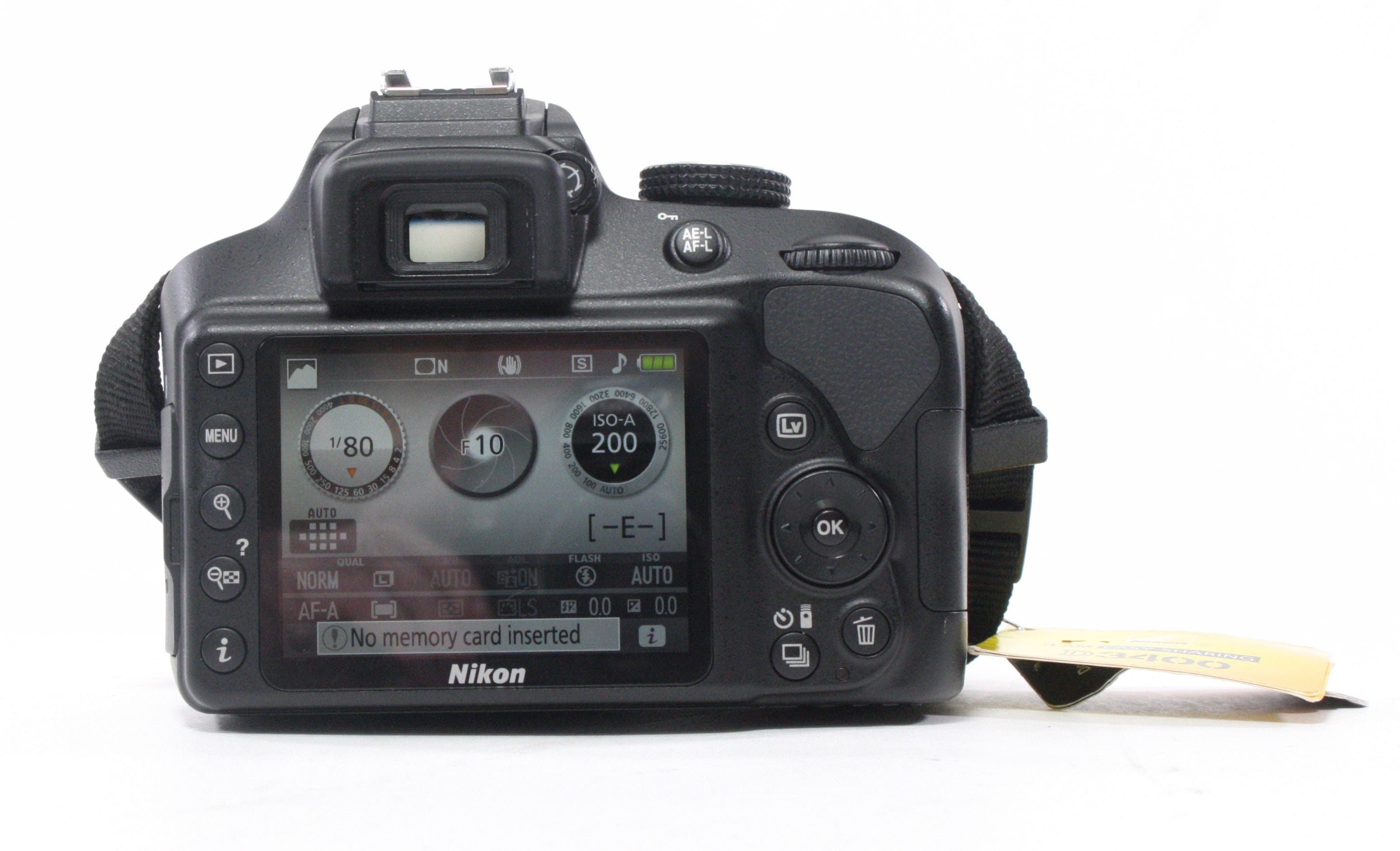 Nikon D3400 with 18-55mm f/3.5-5.6 G lens