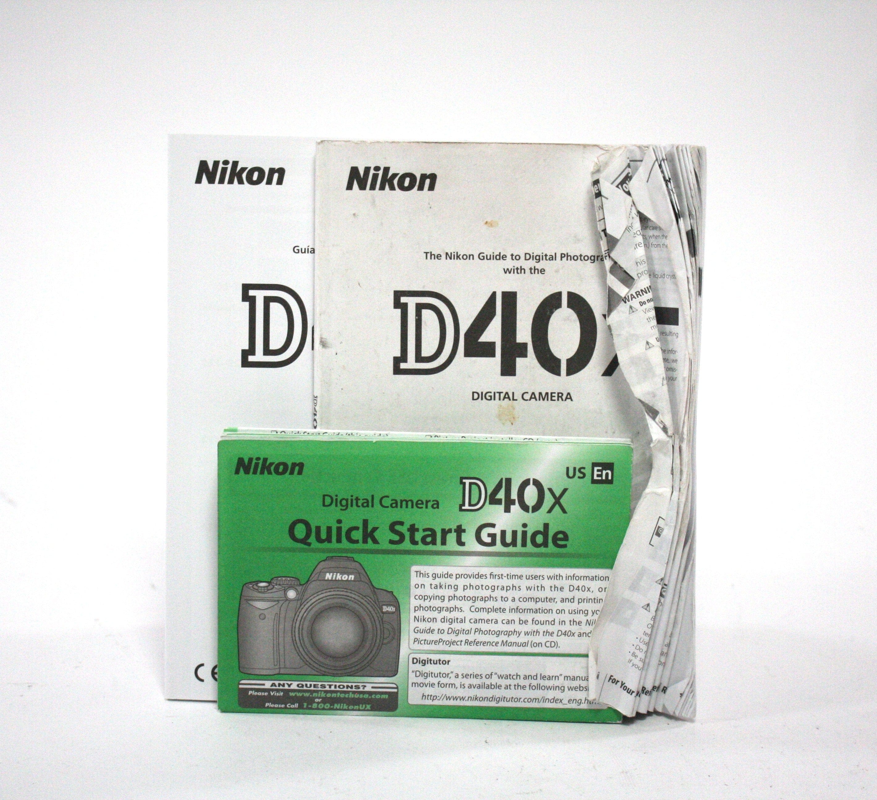 Nikon D40X with 18-55mm f/3.5-5.6G II Lens with Shutter Count 6,273
