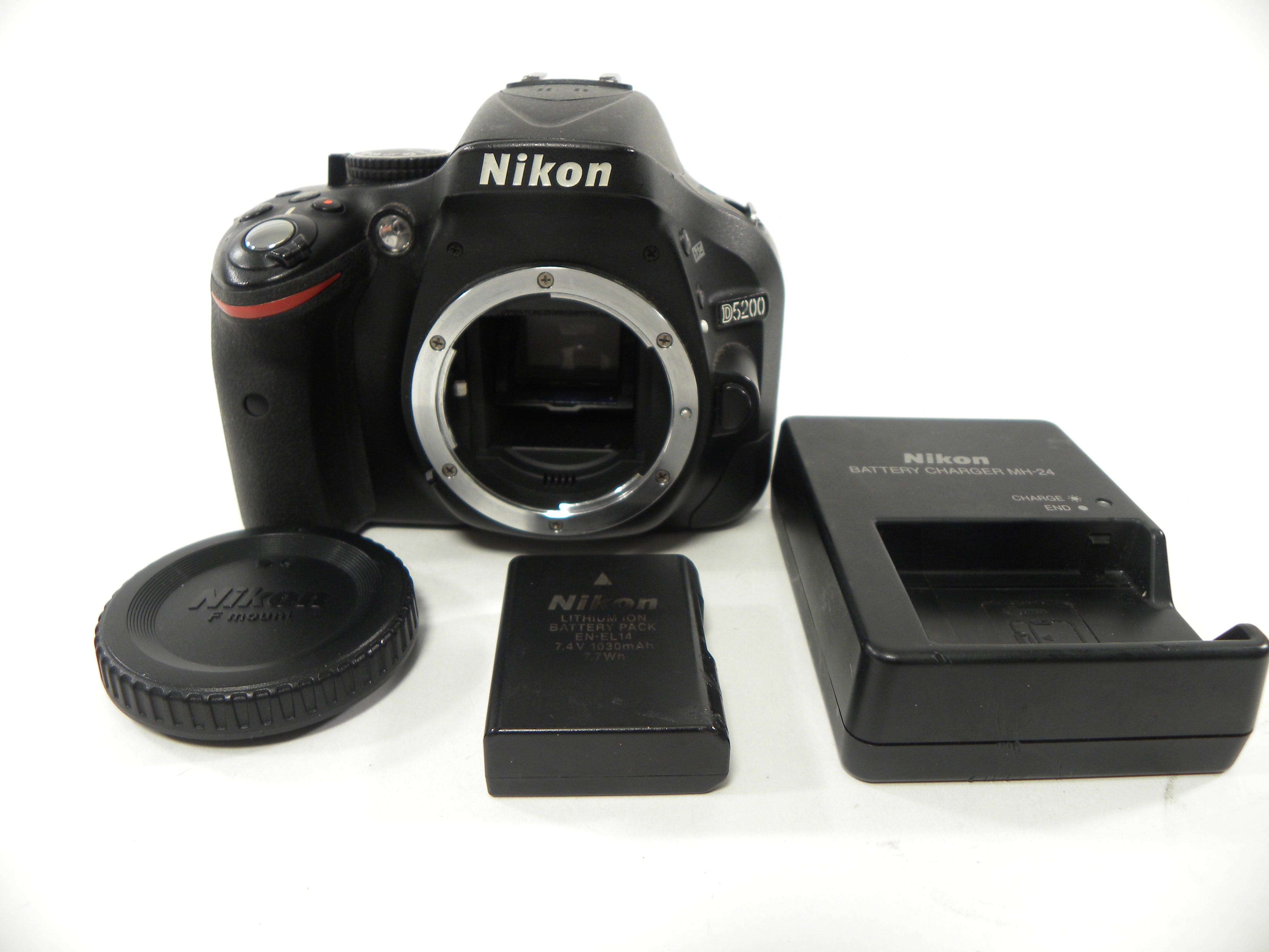 Nikon D5200 24.1mp Digital SLR Body Only Shutter Ct. 7,584