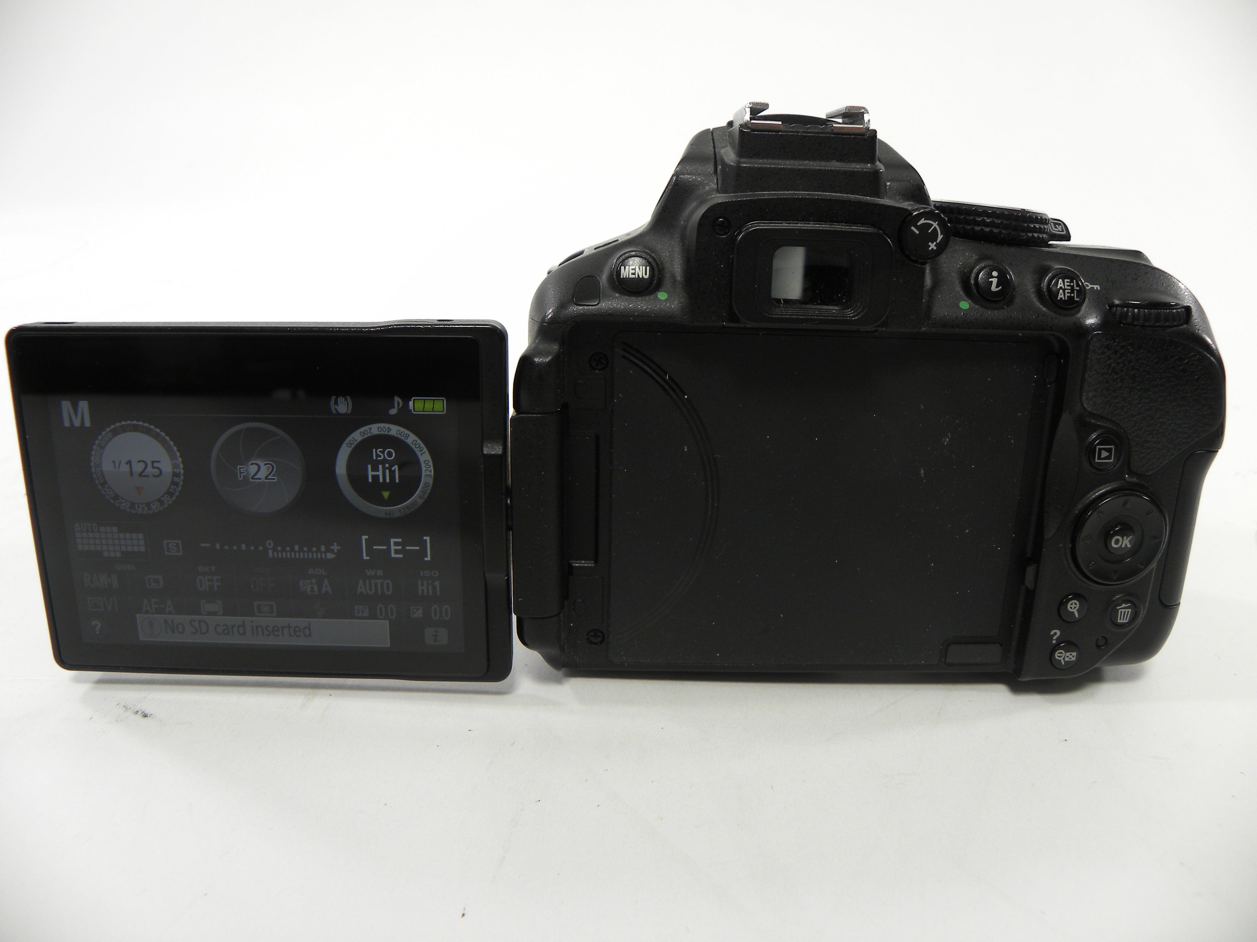 Nikon D5300 24.2mp Digital SLR w/18-55 f/3.5-5.6 DX VR Lens Shutter Ct. 10,590