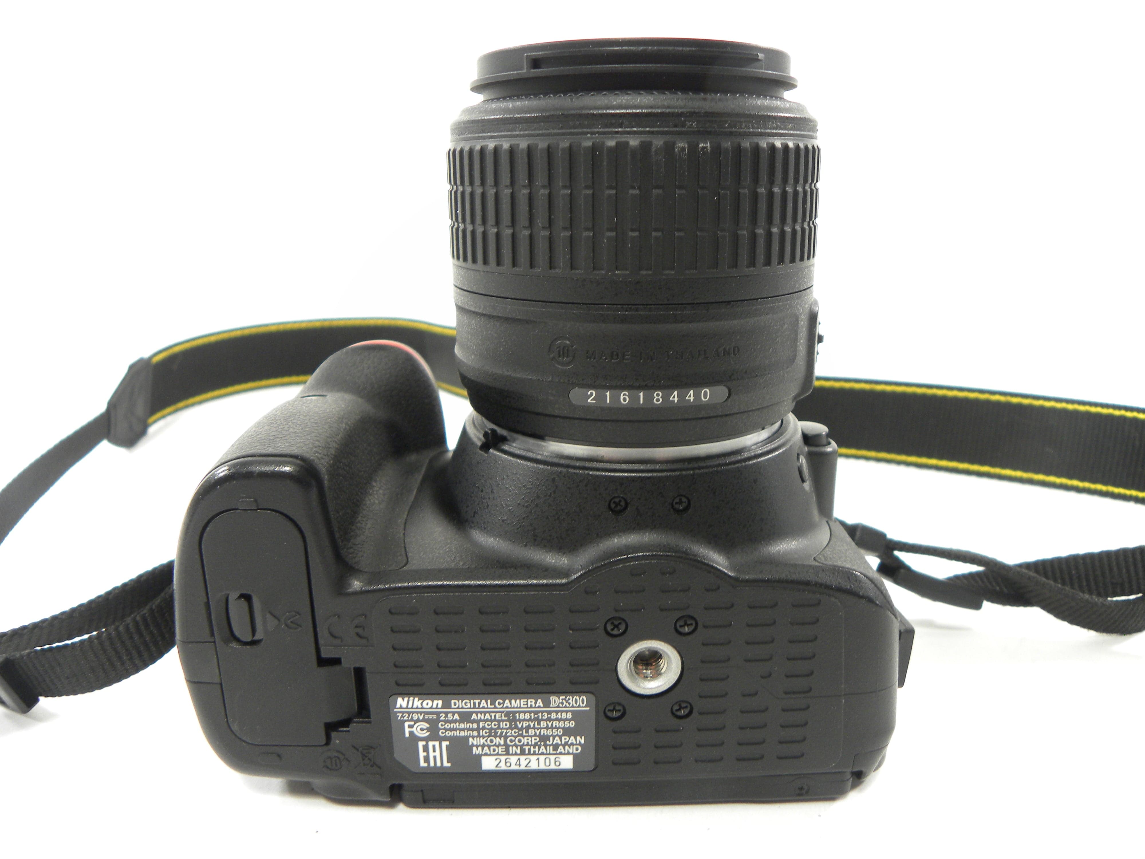 Nikon D5300 24.2mp Digital SLR w/AF-S DX VR 18-55 Shutter Ct. 24,126