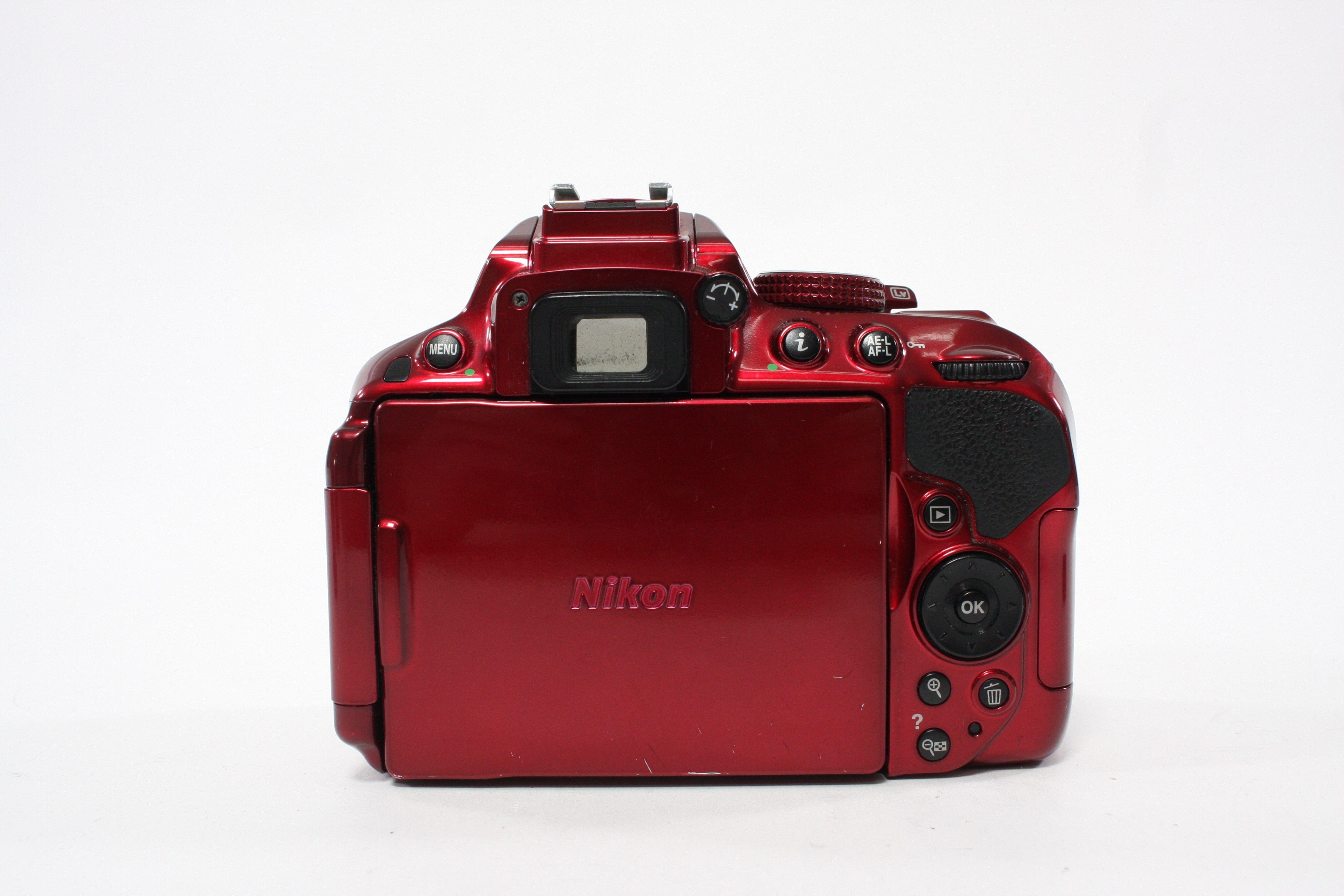 Nikon D5300 Digital SLR Camera Body with Shutter Count 207,460 (Red)