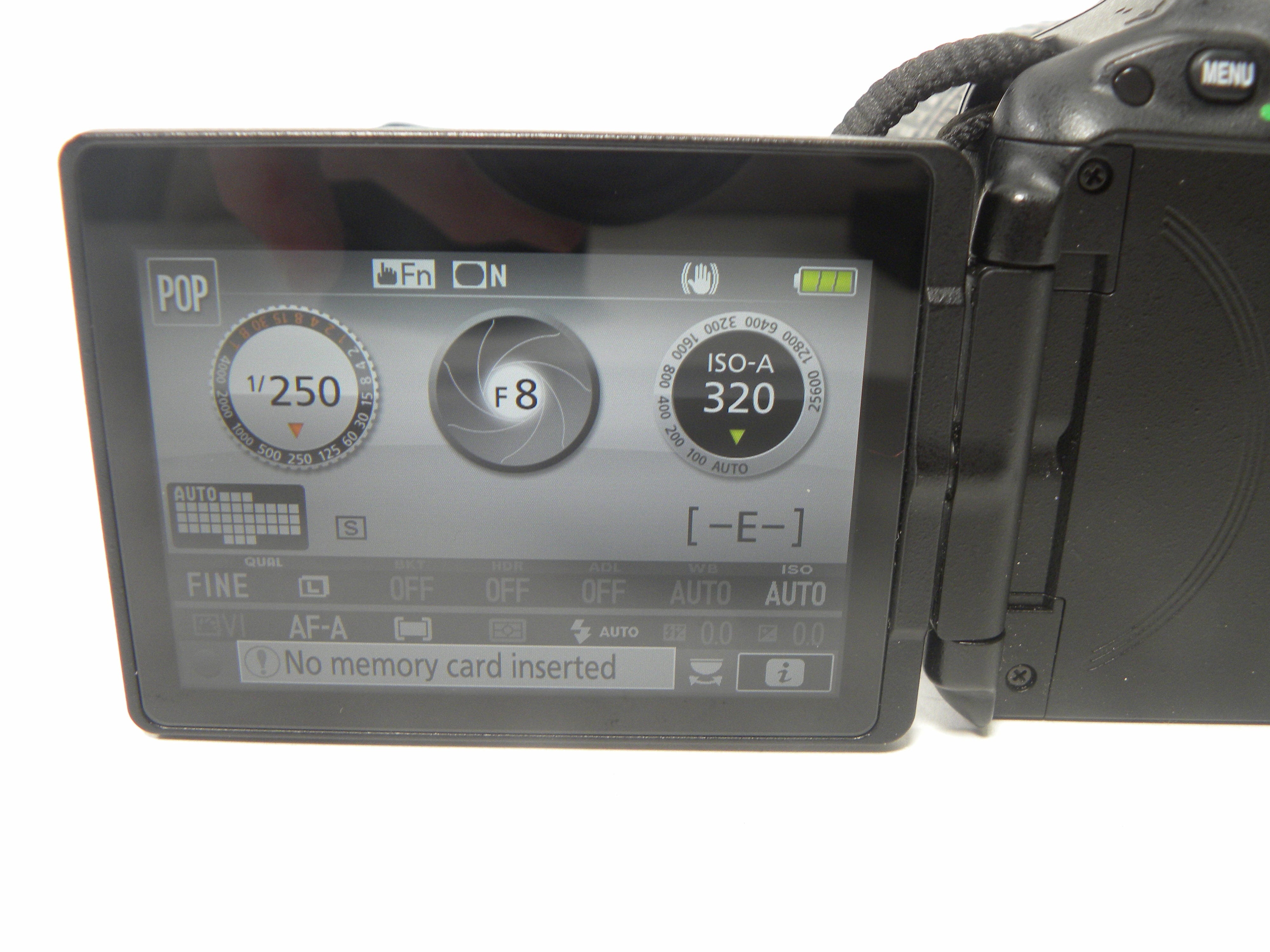 Nikon D5500 24.1mp Digital SLR w/Nikkor AF-S 18-105mm S/C 3,777
