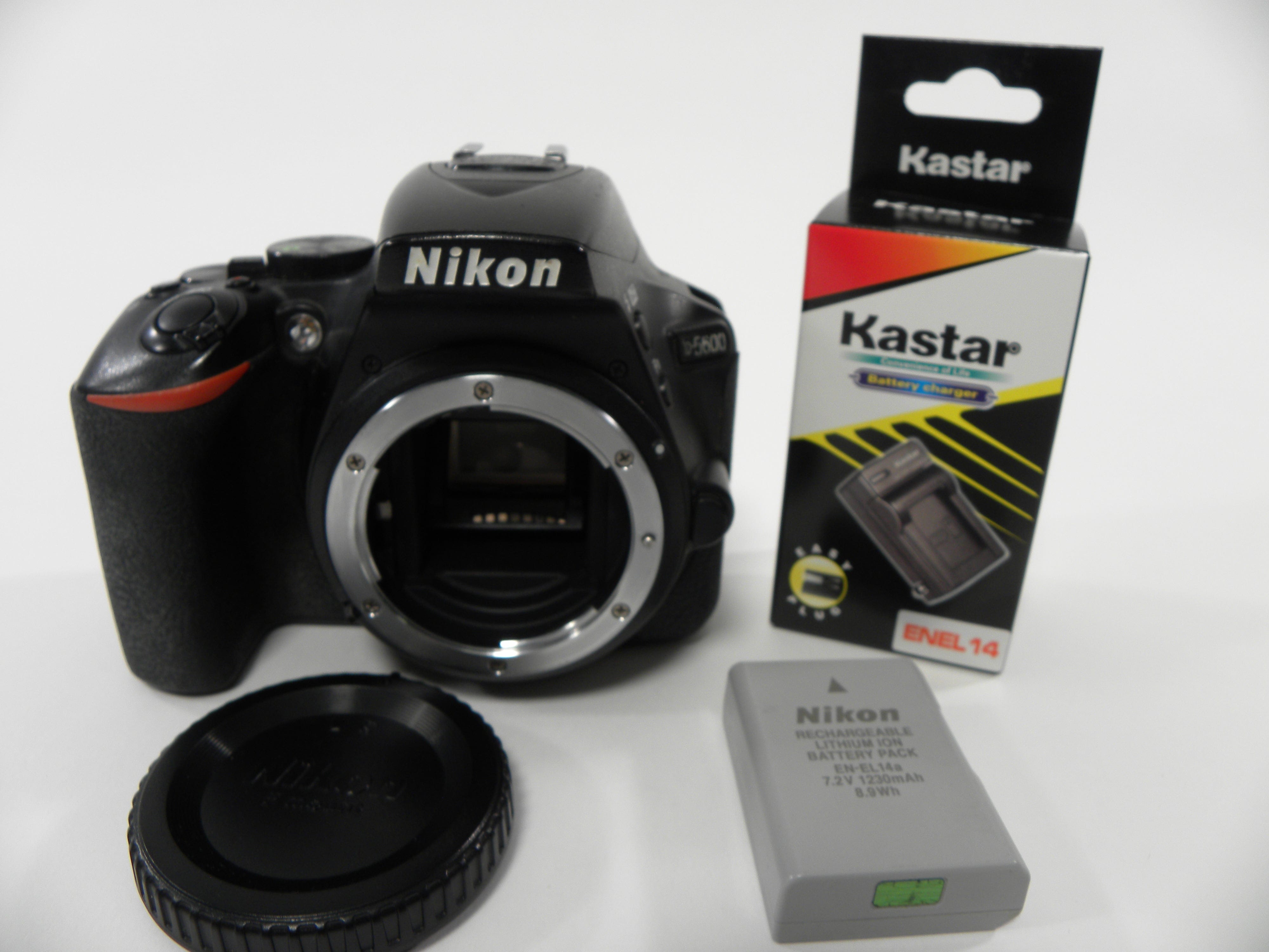 Nikon D5600 24.1mp Digital SLR Body Only Shutter Ct. 11,448