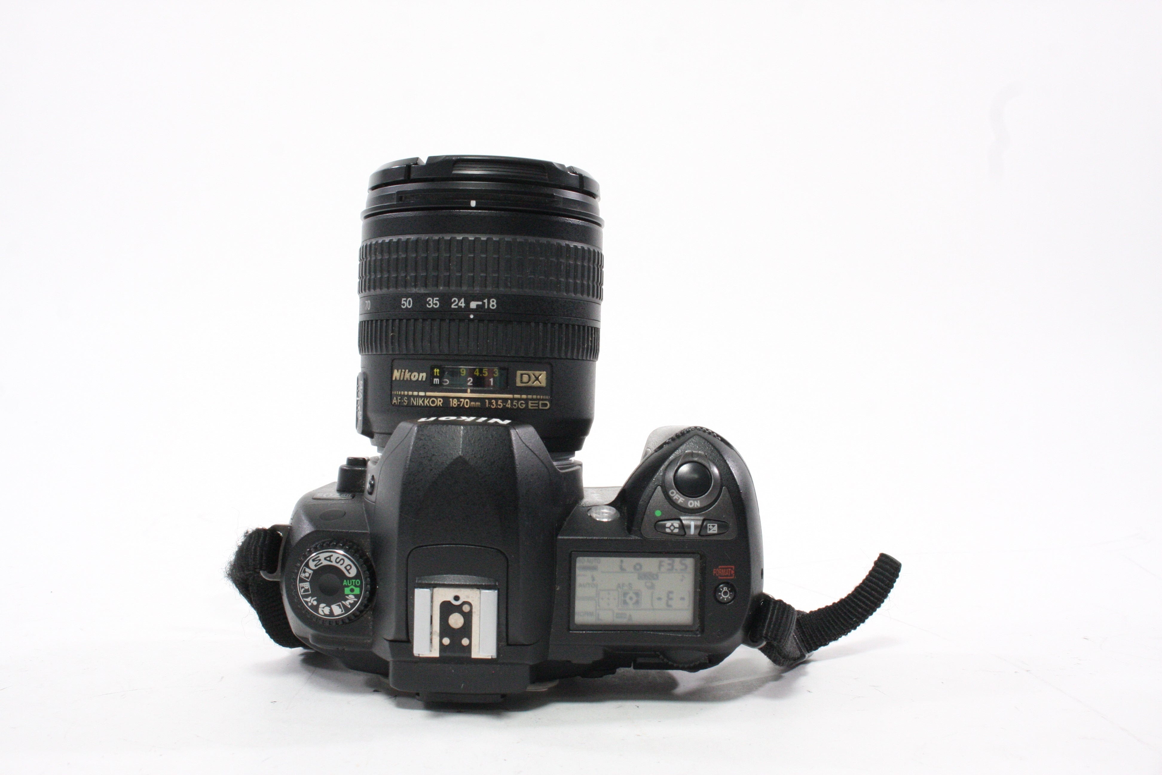 Nikon D70S DSLR Camera with 18-70mm f/3.5-4.5 G Lens with Shutter Count 6,476