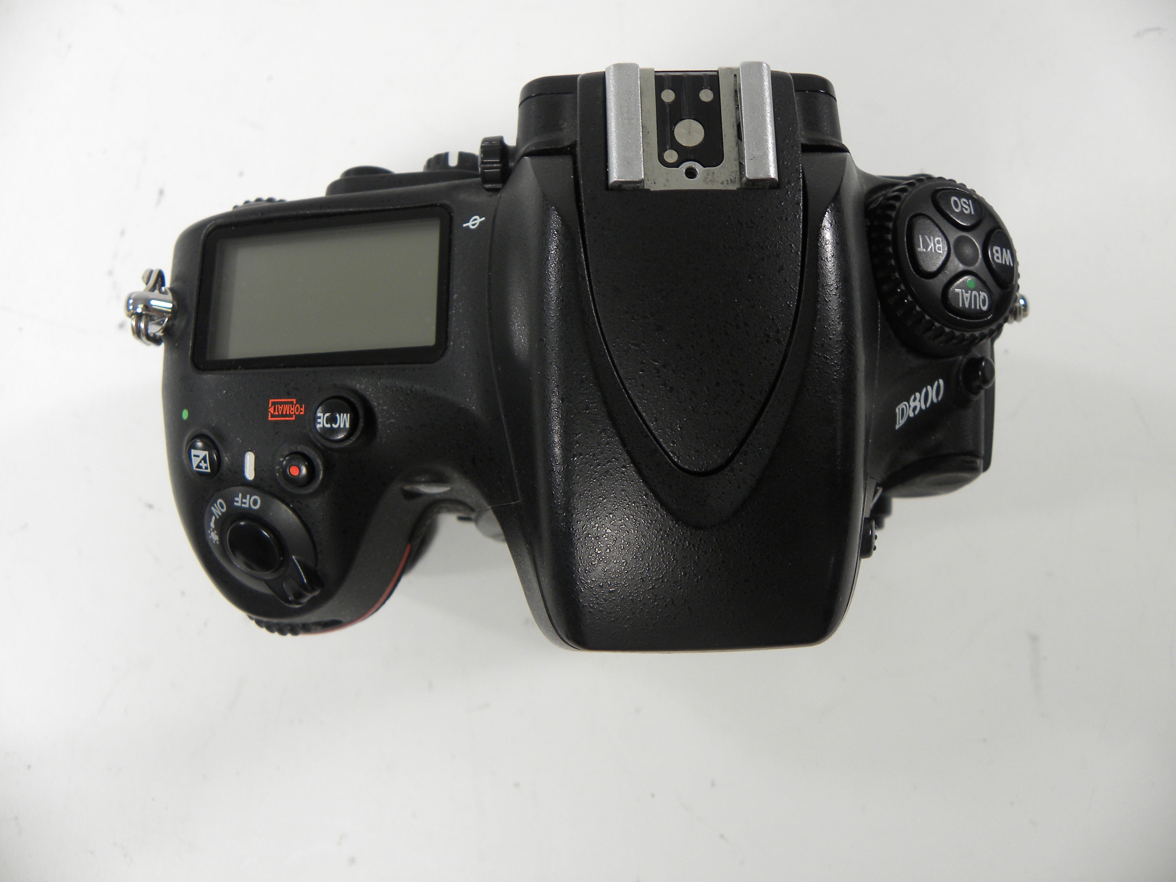 Nikon D800 36.3mp Digital SLR Body Only Shutter Ct. 208,829