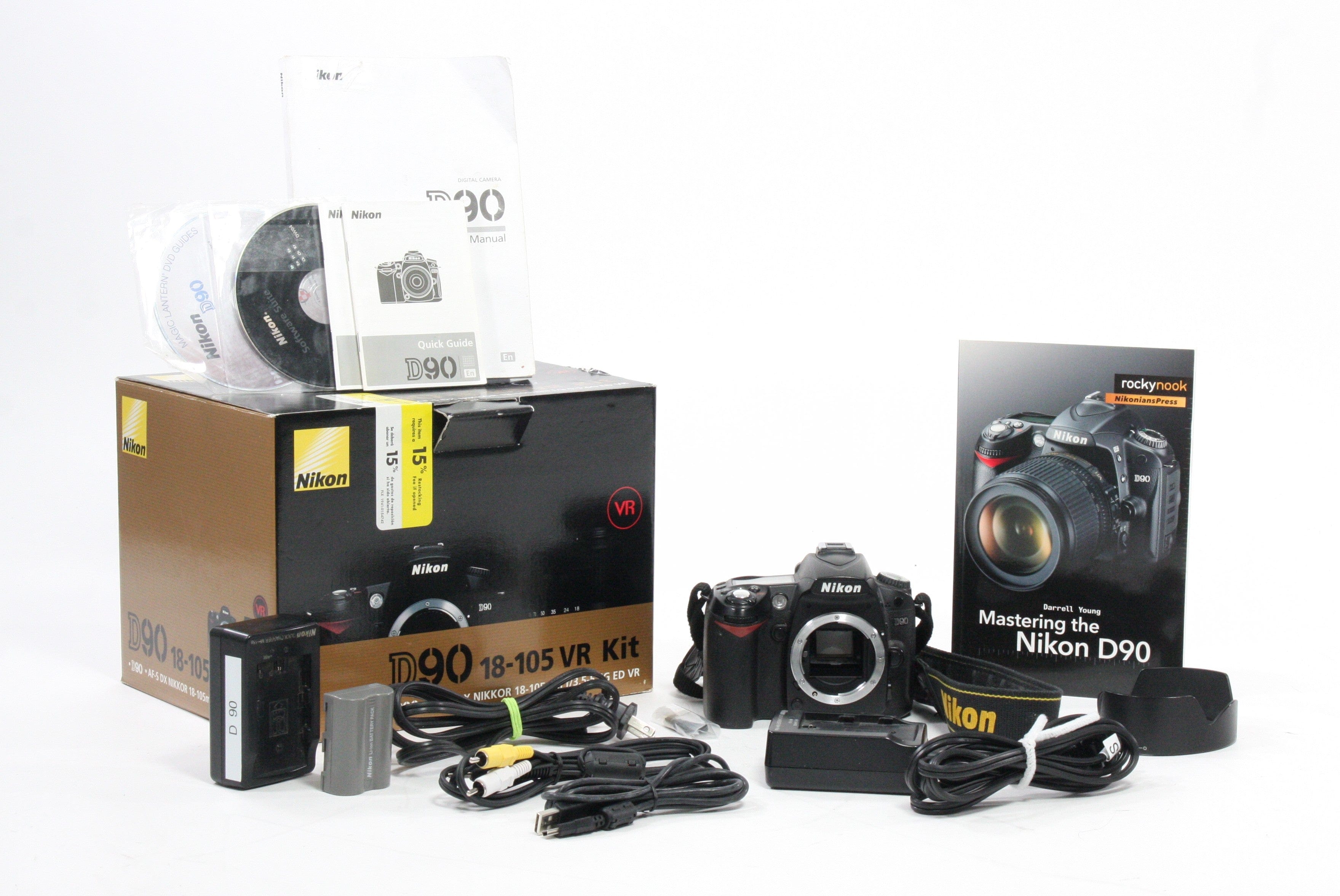 Nikon D90 Digital SLR Camera Body with Shutter Count 5,114