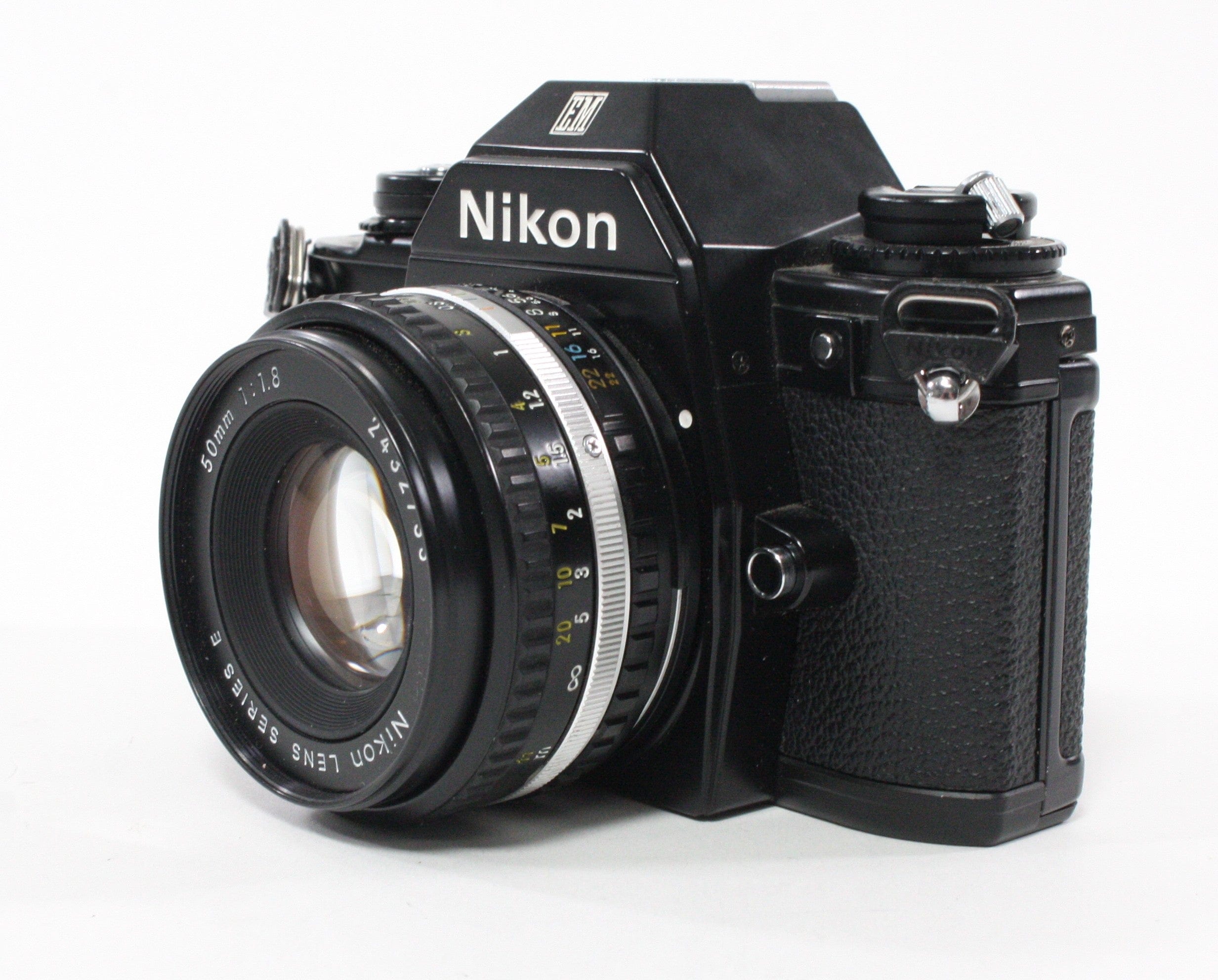 Nikon EM 35mm Camera with 50mm f/1.8 E Series Lens