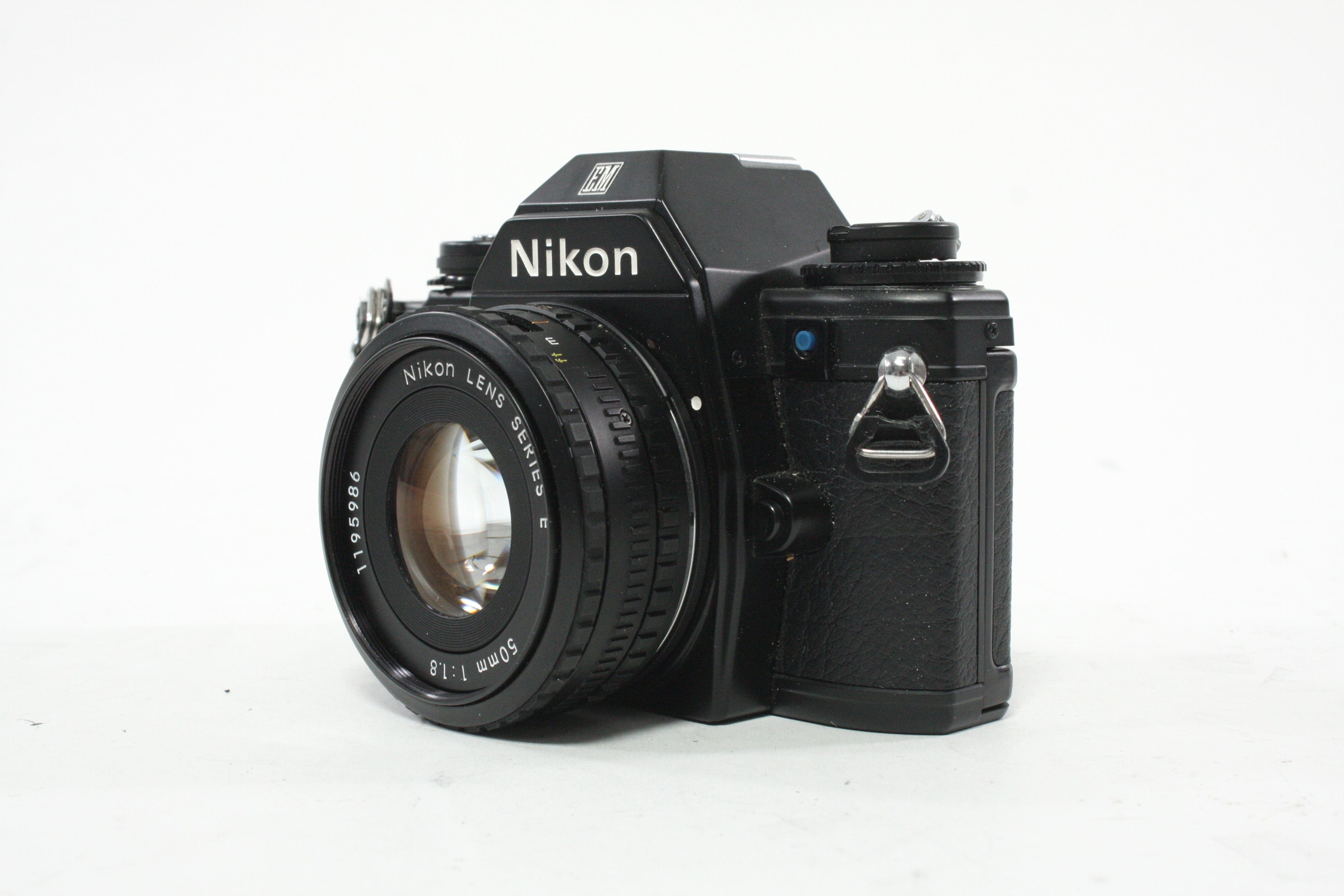 Nikon EM 35mm SLR Camera with 50mm 1.8 Series E Lens AS-IS