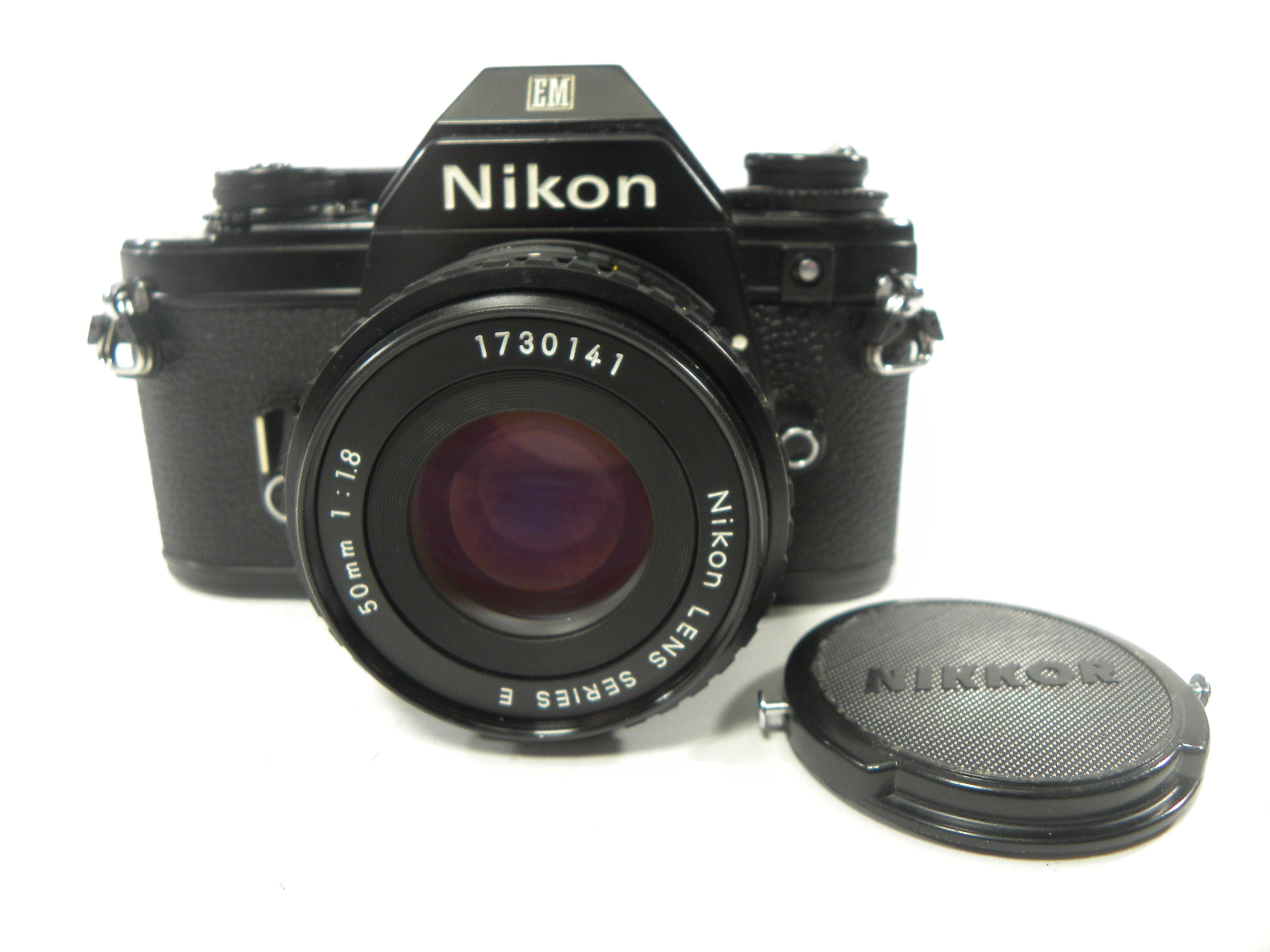 Nikon EM 35mm SLR w/Nikkor Series E 50mm f1.8
