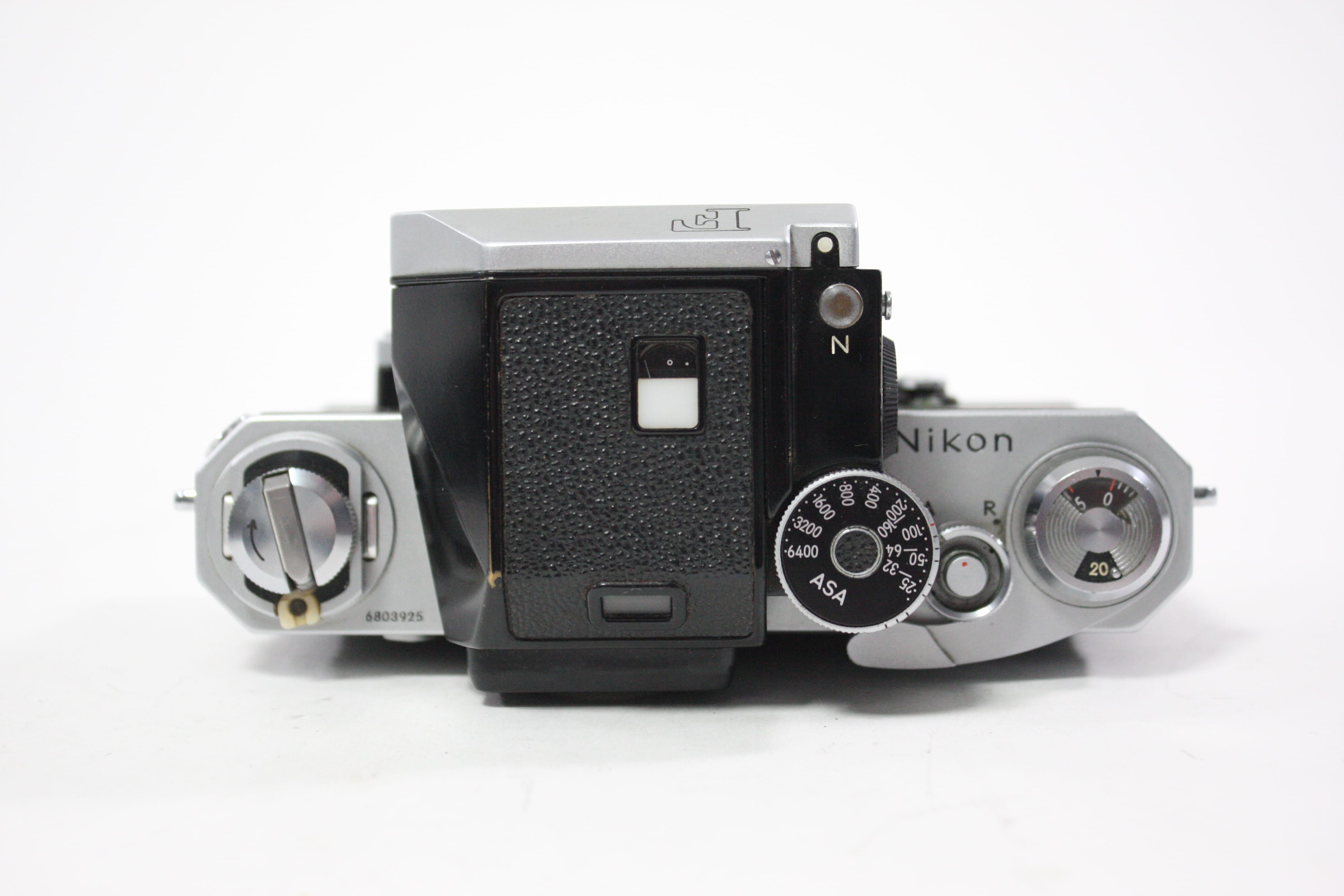 Nikon F 35mm SLR Camera with Nikon 50mm f/2 NIKKOR-H Non AI Lens AS-IS