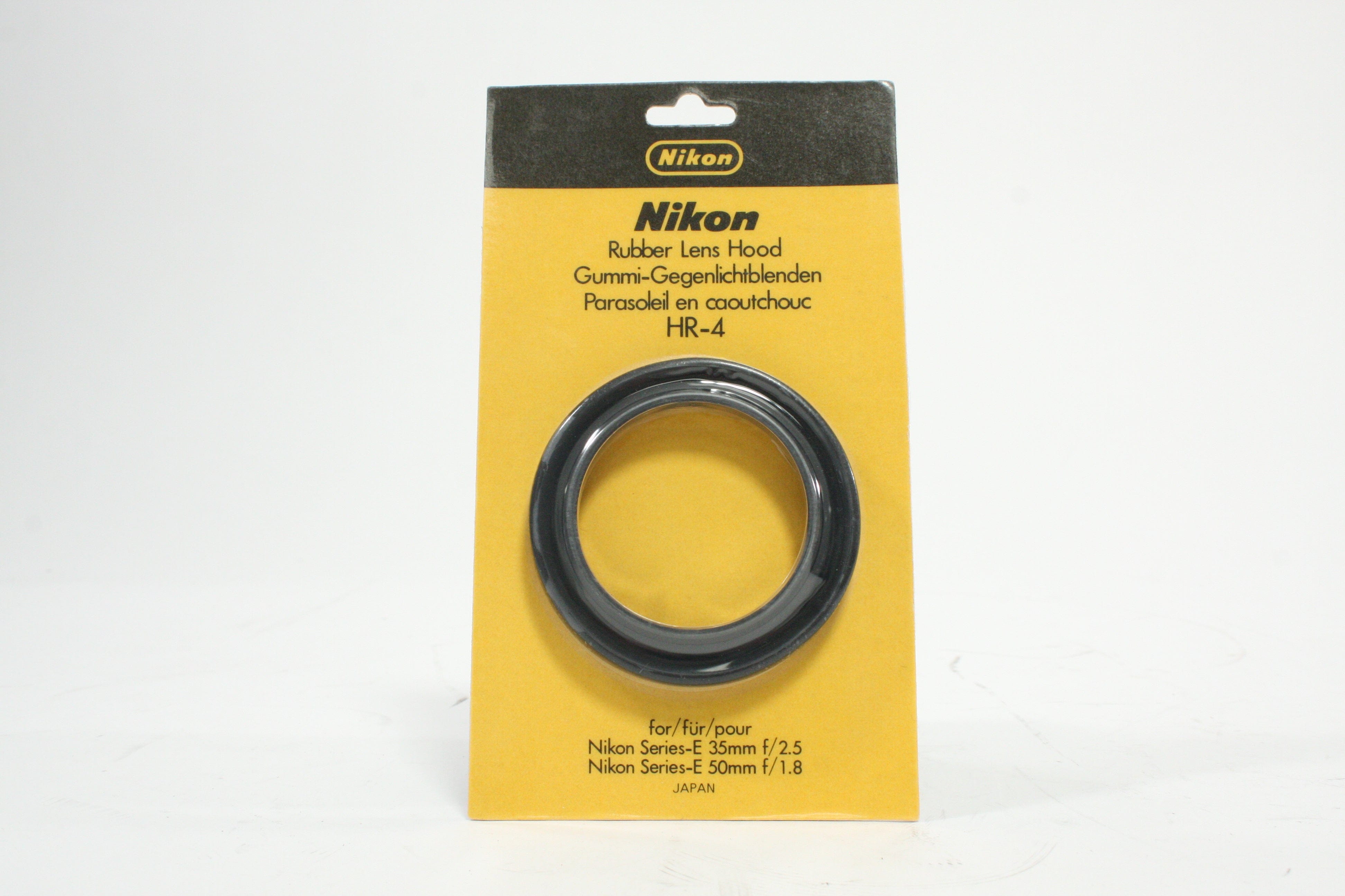 Nikon HR-4 Rubber Lens Hood for Nikon Series-E 35mm f/2.5 and 50mm f/1.85 Lenses