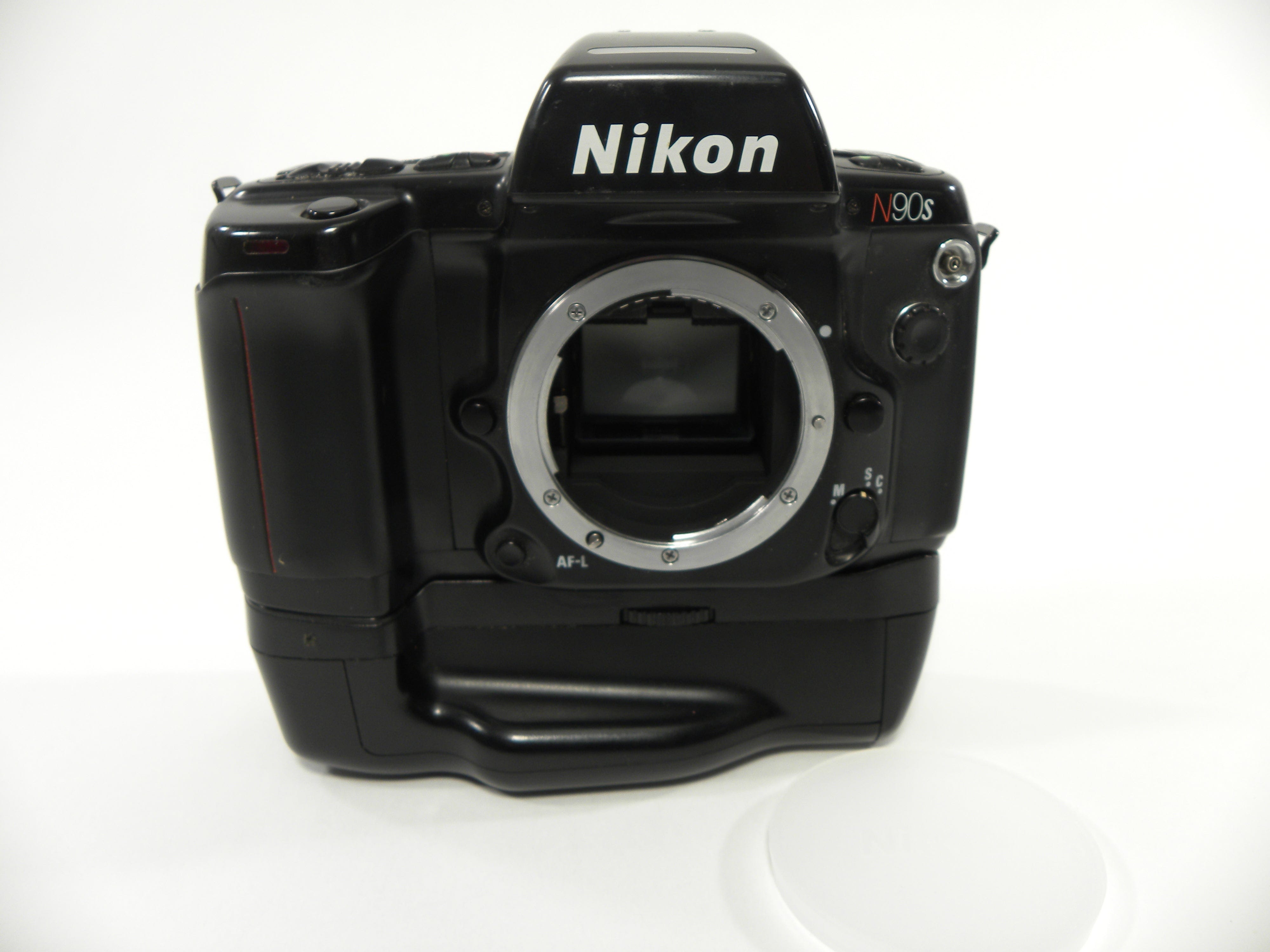 Nikon N90s 35mm SLR camera body only w/MB-10 Grip AS IS NO RETURNS!