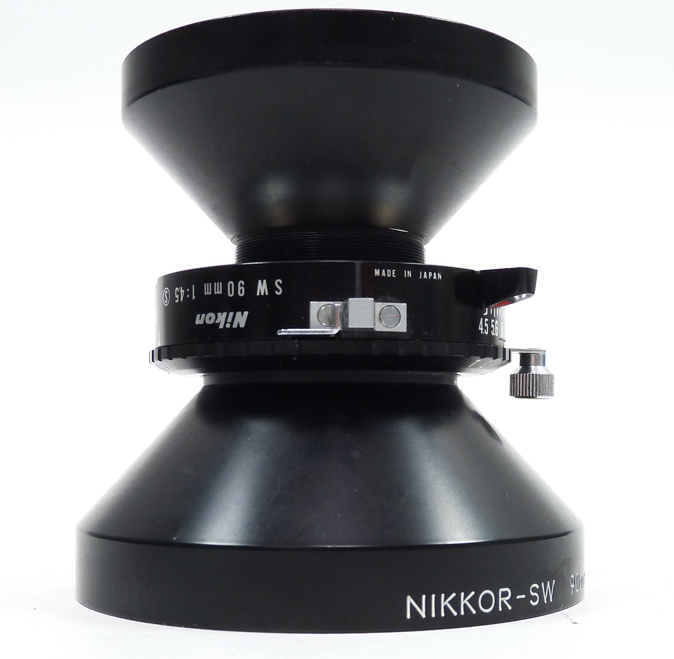 Nikon Nikkor-SW 90mm F4.5 Lens with Copal 0 Shutter and Board