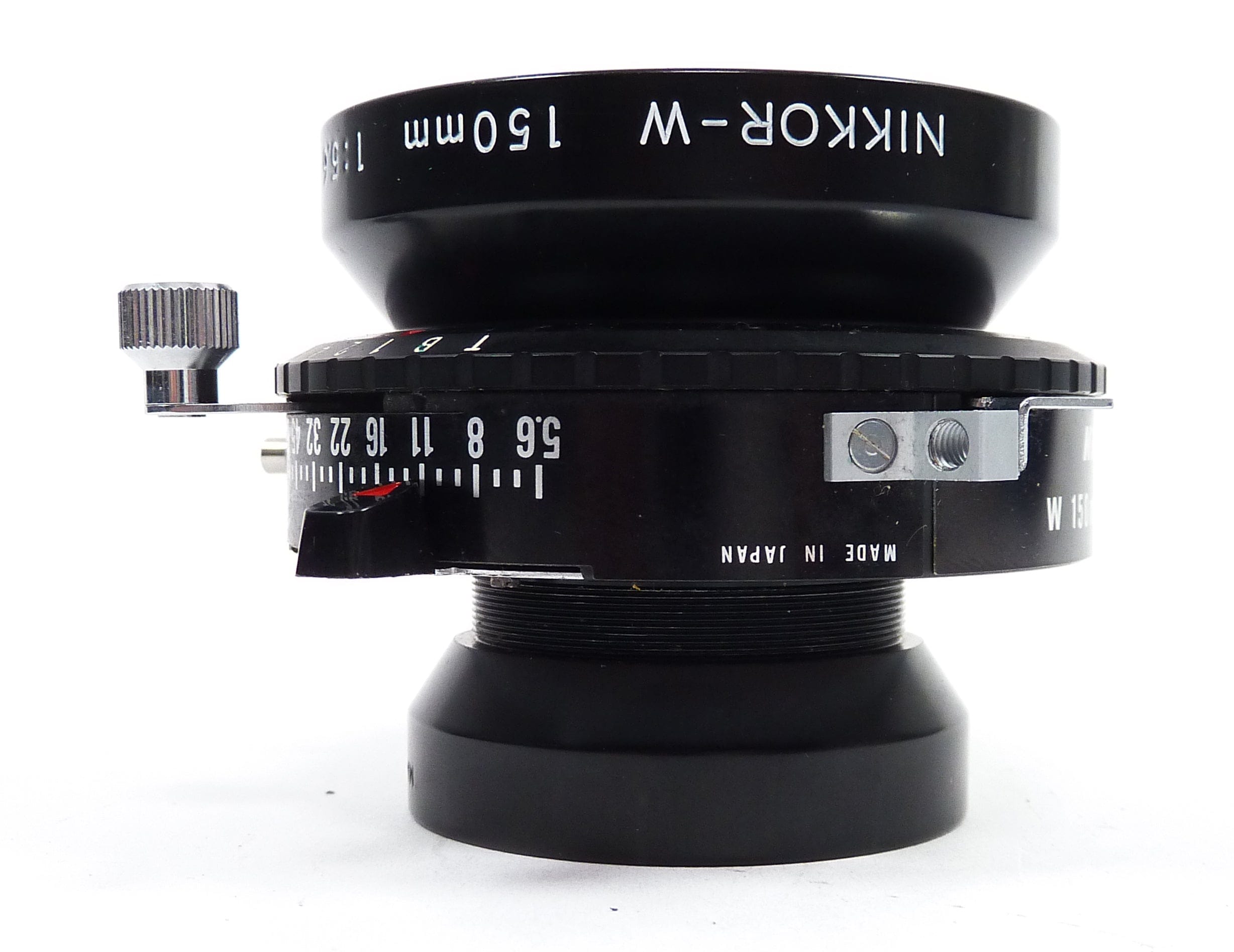 Nikon Nikkor-W 150mm f5.6 Lens on Sinar 5.5" x 5.5" Lens Board