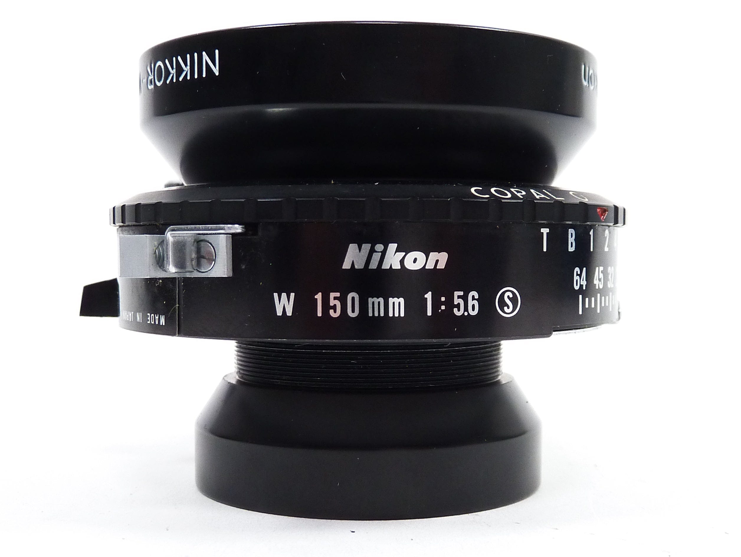 Nikon Nikkor-W 150mm f5.6 Lens on Sinar 5.5" x 5.5" Lens Board