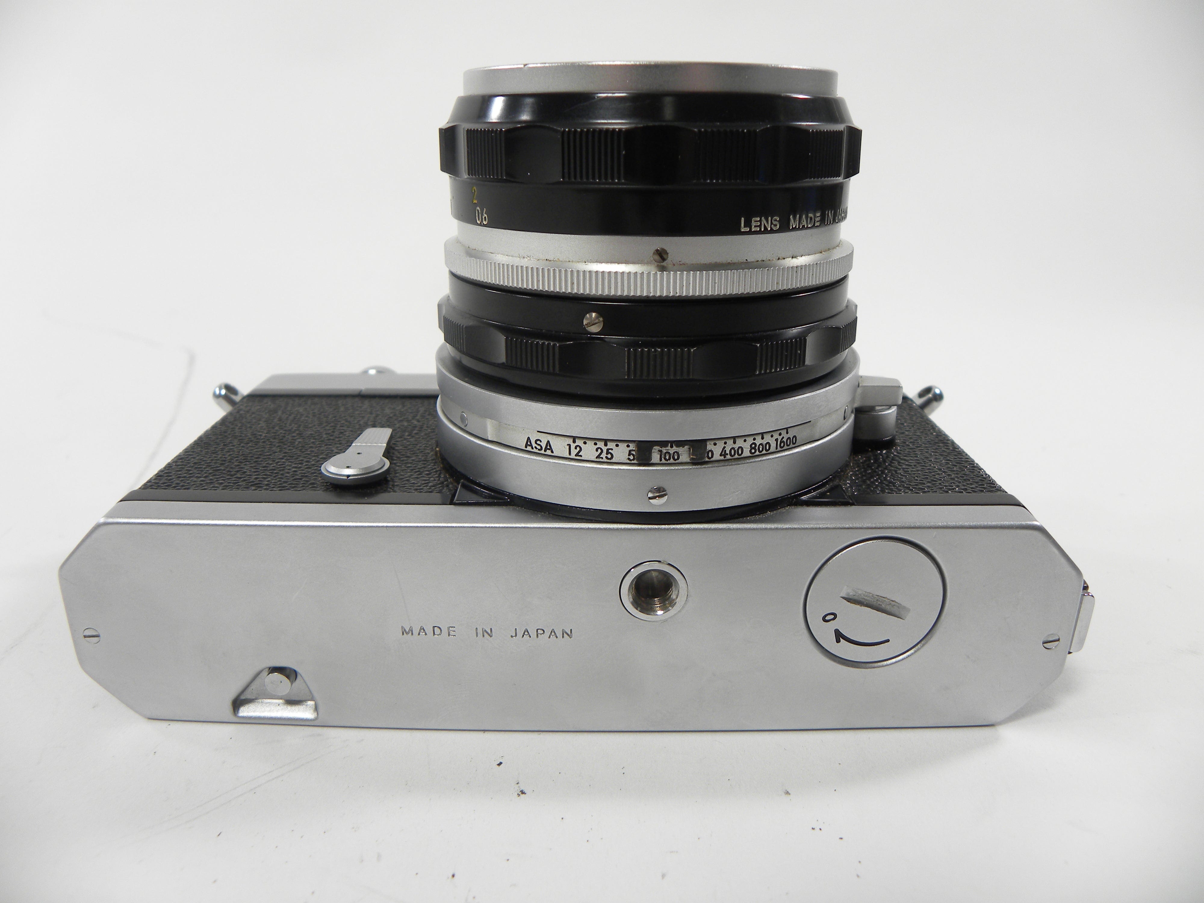Nikon Nikkormat FTN 35mm SLR with 50mm f/2 Nikkor-H Auto Lens