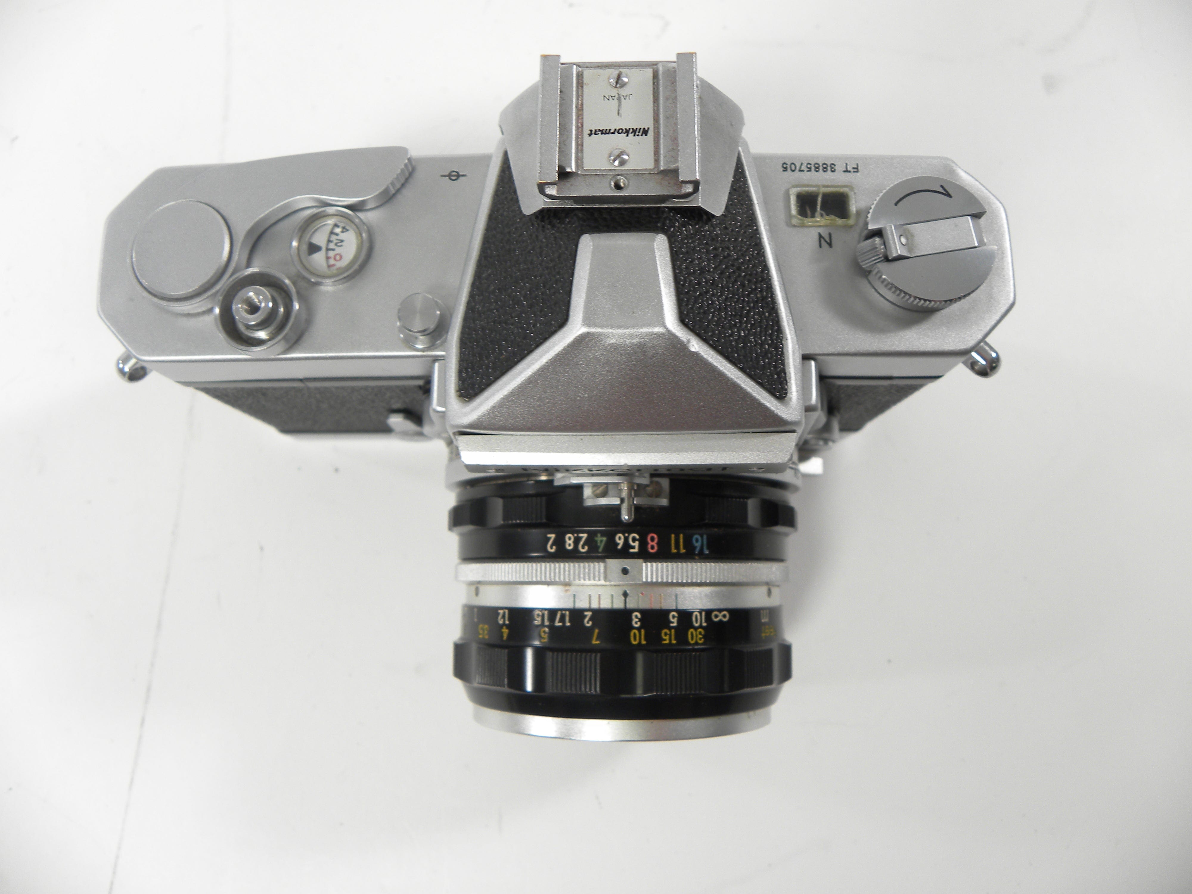 Nikon Nikkormat FTN 35mm SLR with 50mm f/2 Nikkor-H Auto Lens