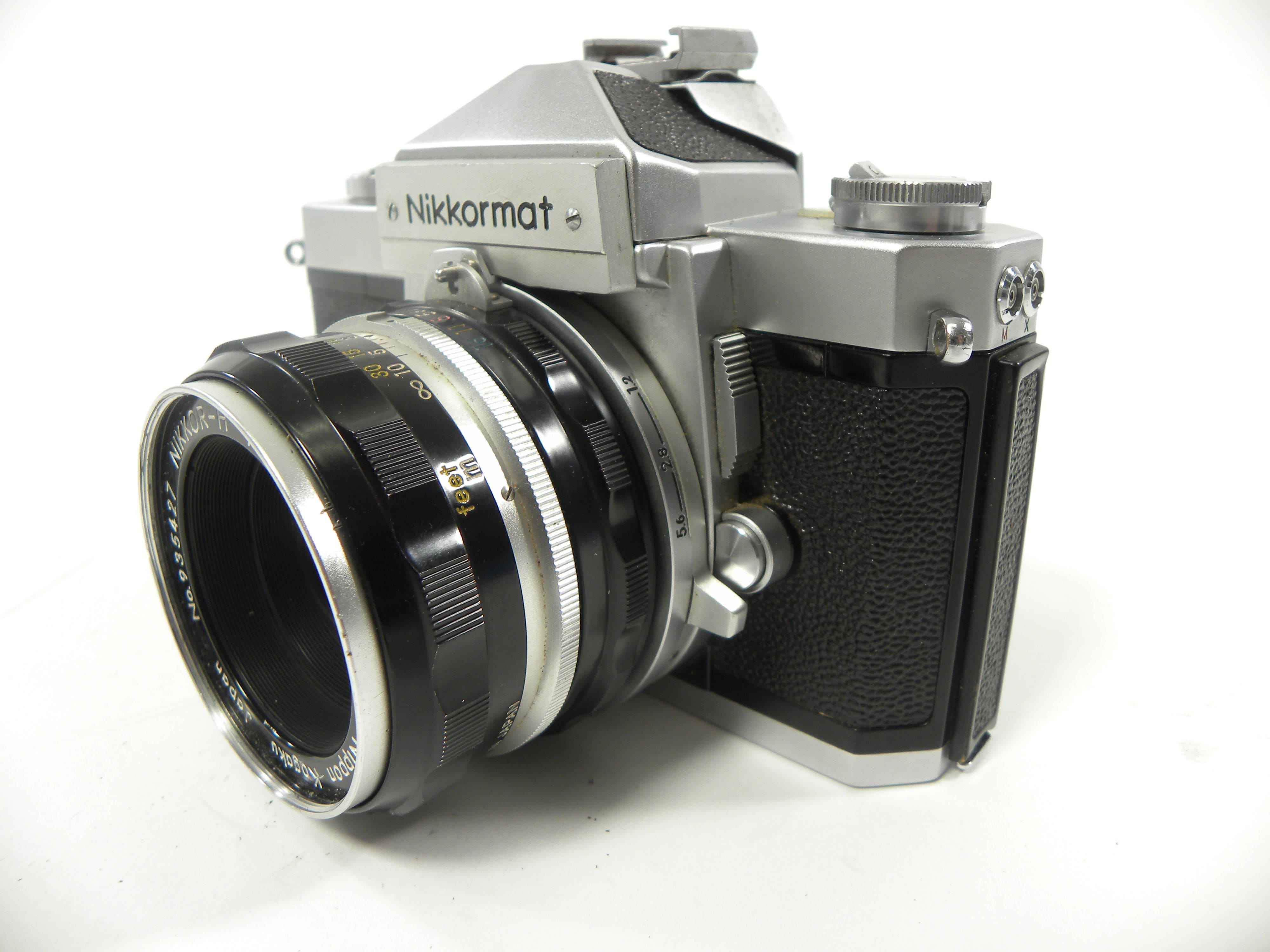Nikon Nikkormat FTN 35mm SLR with 50mm f/2 Nikkor-H Auto Lens