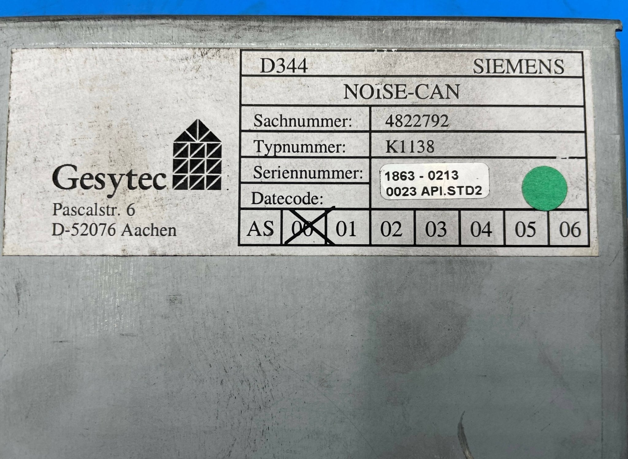 NOISE_CAN D344 (04822792/4822792 Siemens