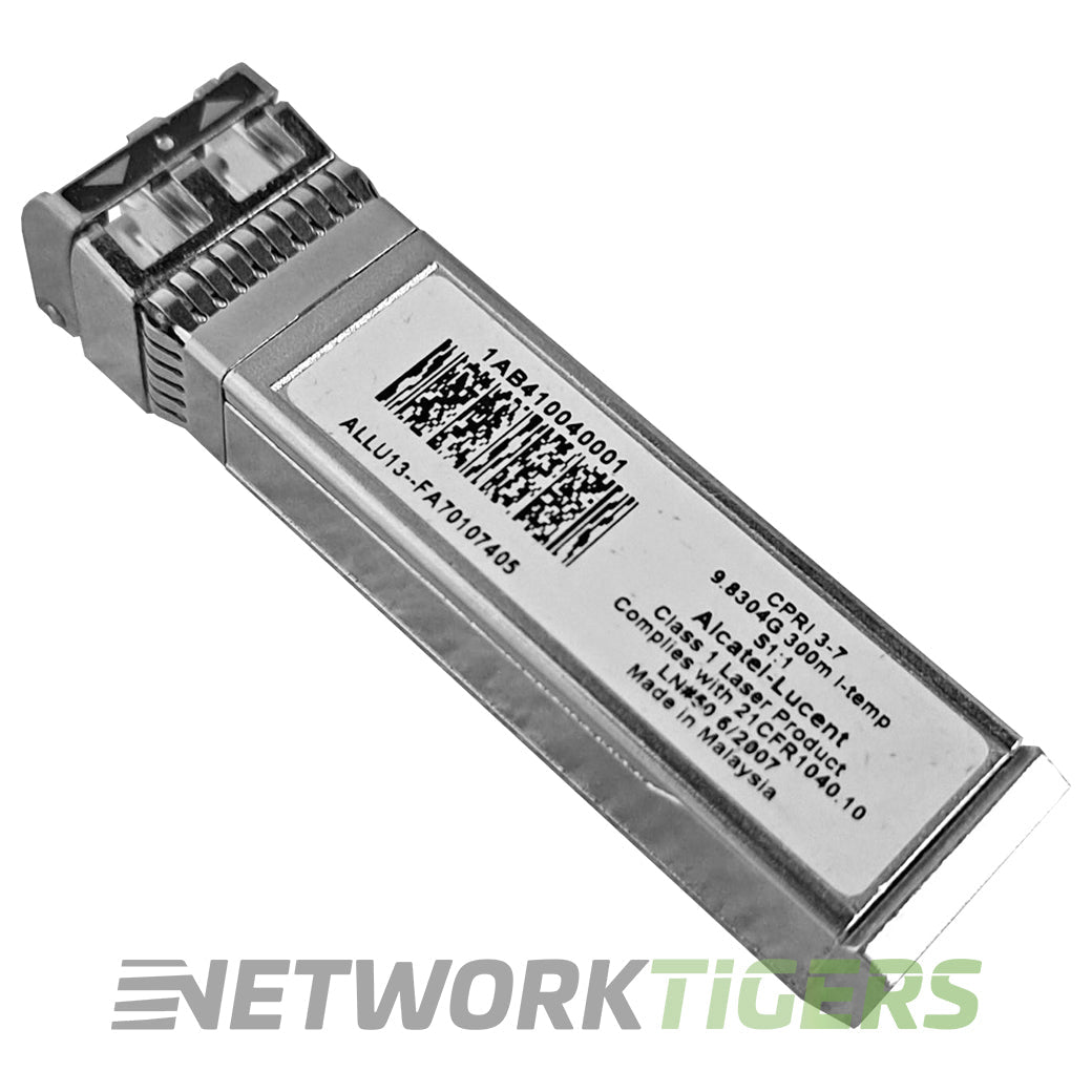 Nokia Alcatel-Lucent 1AB410040001 10GB 850nm MMF SFP+ Transceiver