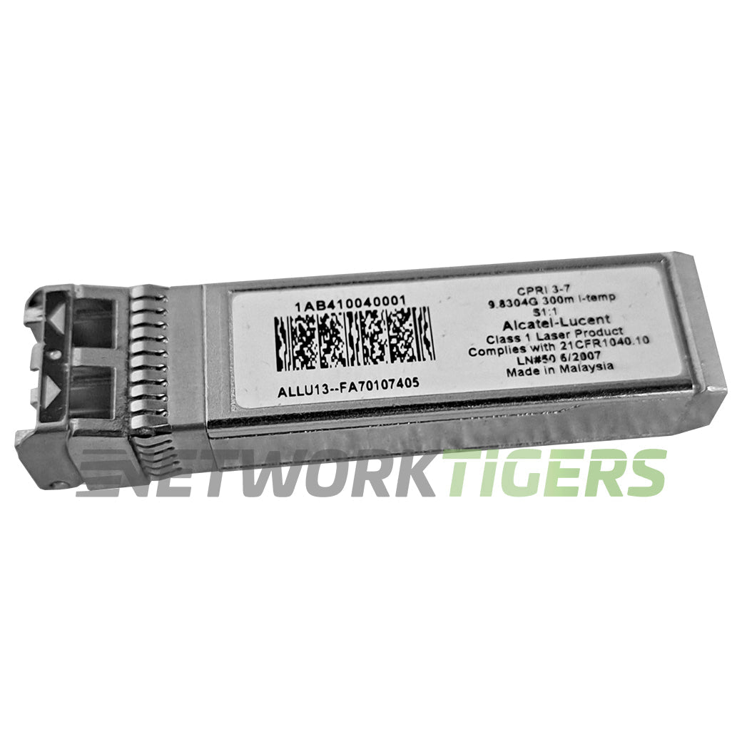 Nokia Alcatel-Lucent 1AB410040001 10GB 850nm MMF SFP+ Transceiver