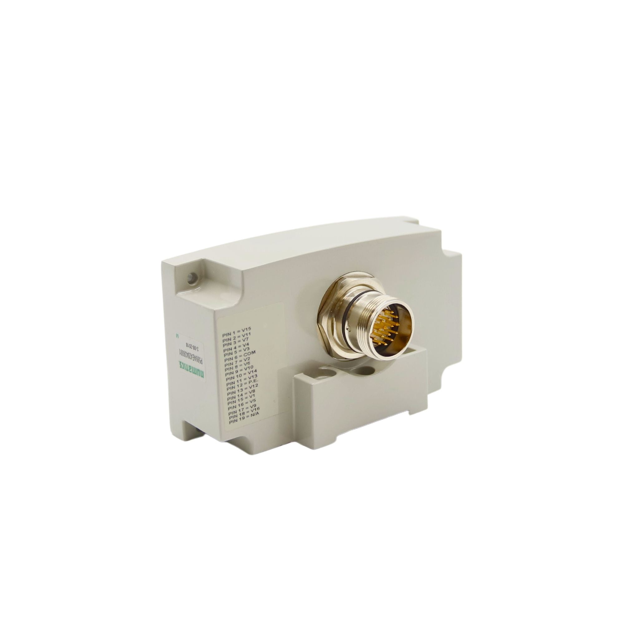 Numatics | Aventics Manifold part 501-502-503 Series 19 Pin Connector | P599AE428436001