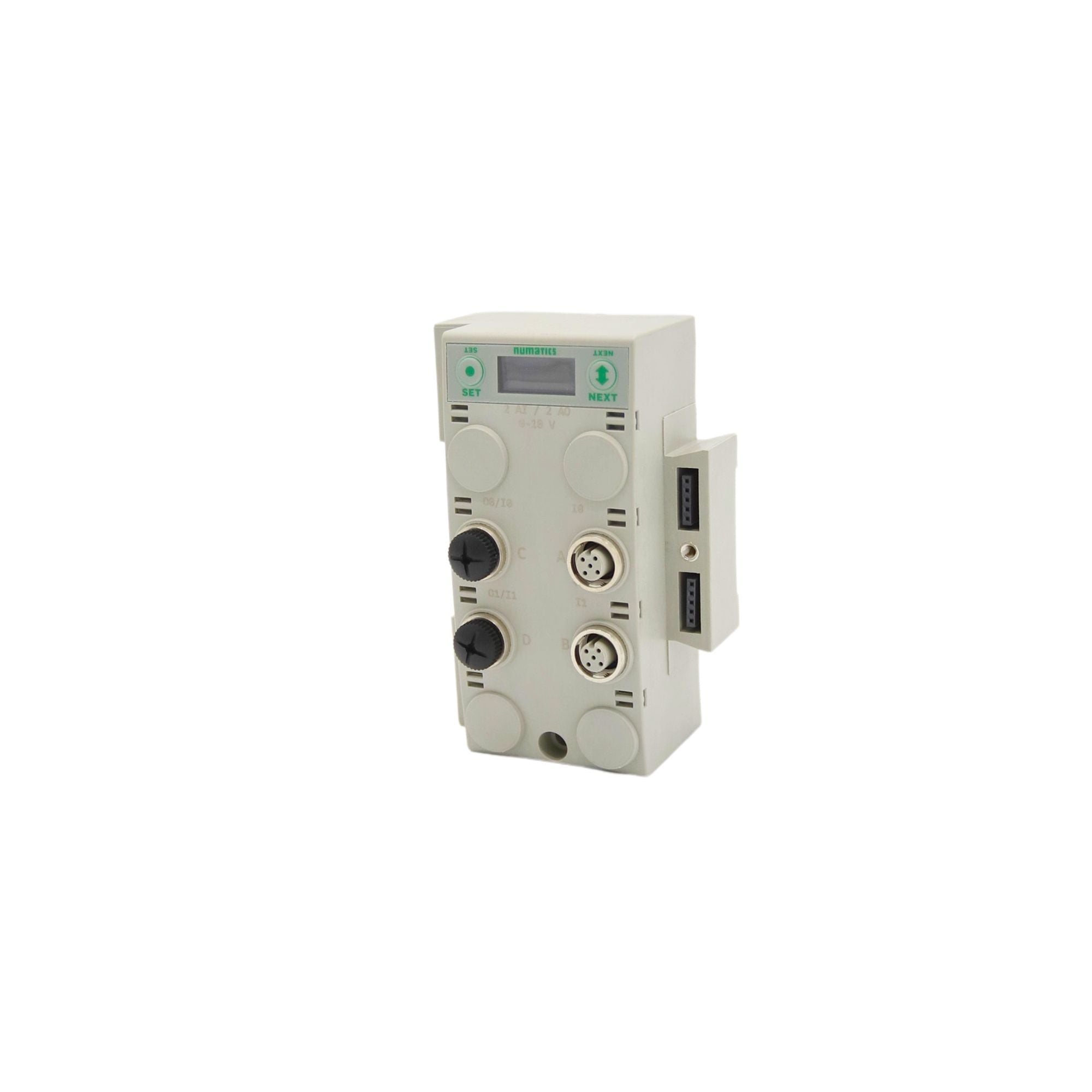 Numatics | Aventics Manifold part G3 2-Inputs/2-Outputs Analog 0-10VDC 5 Pin Micro Connector | 240-213