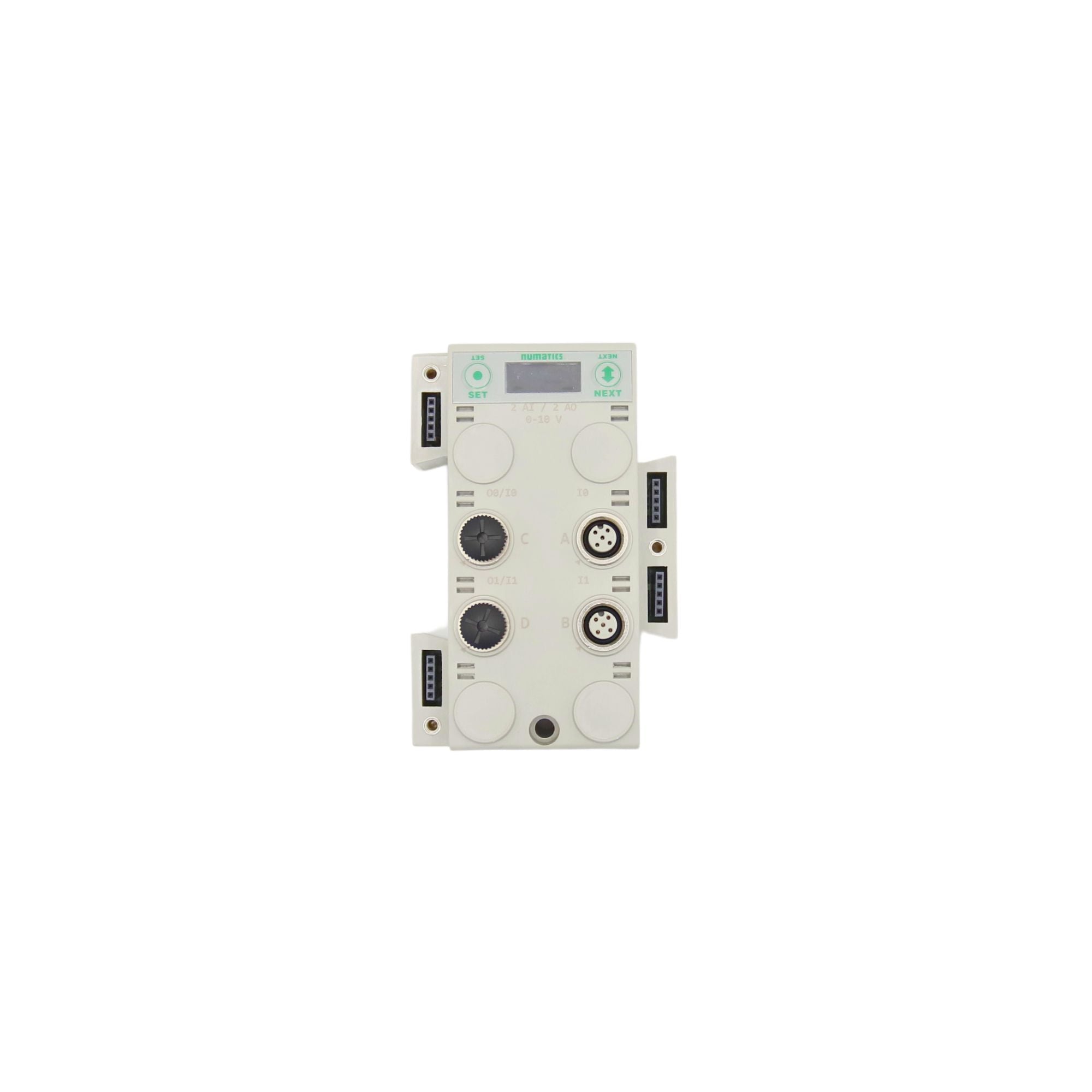 Numatics | Aventics Manifold part G3 2-Inputs/2-Outputs Analog 0-10VDC 5 Pin Micro Connector | 240-213