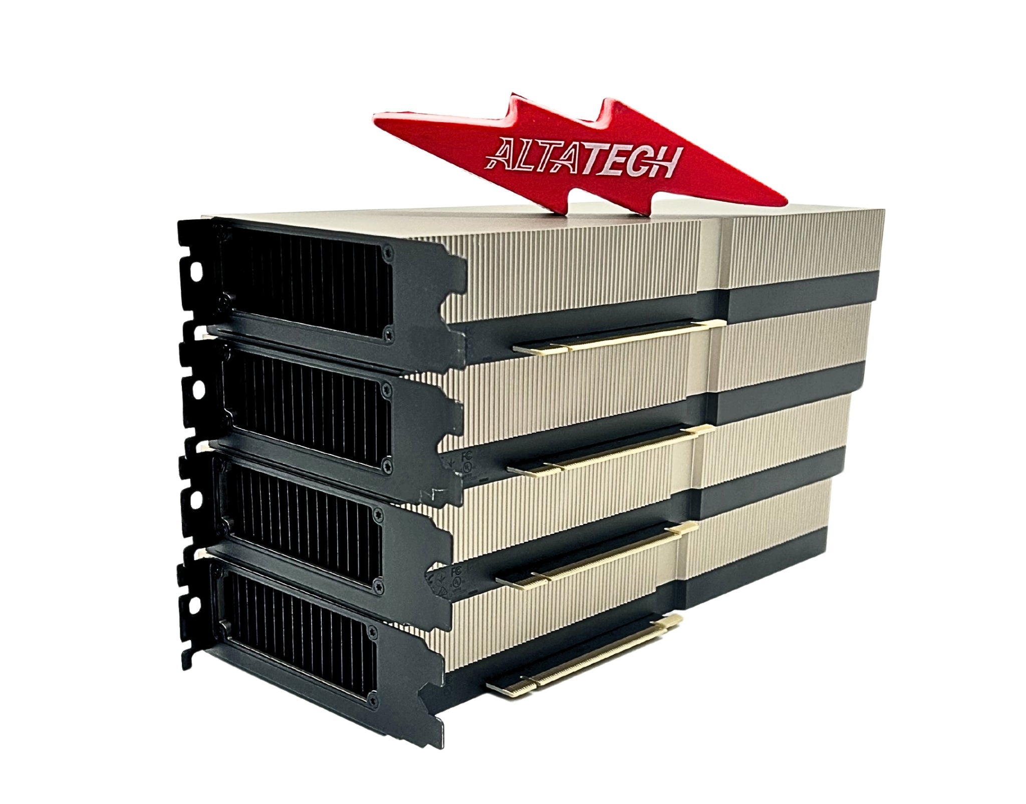 NVIDIA 699-21001-0200-400 Lot of 4x A100 Tesla 40GB HBM2 PCIe GPU Acce