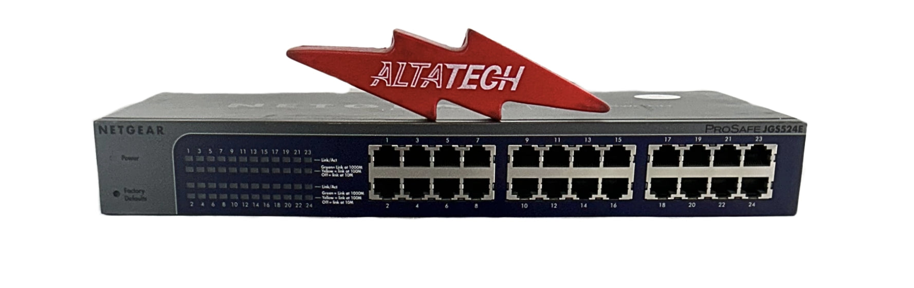 The JGS524E NetGear 24 Port Gigabit Managed Ethernet Switch