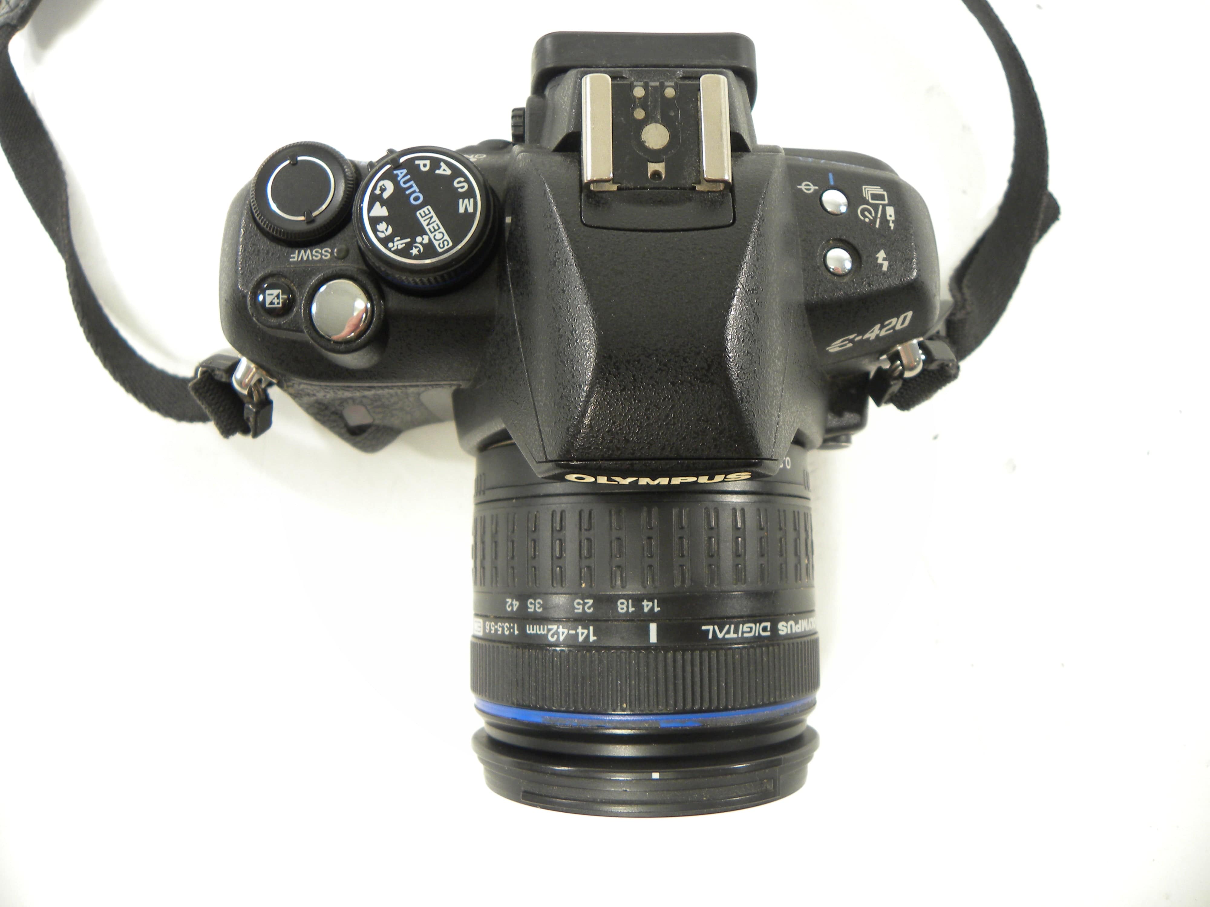 Olympus E-420 10.0mp Digital SLR w/Zuiko 14-24mm f3.5-5.6