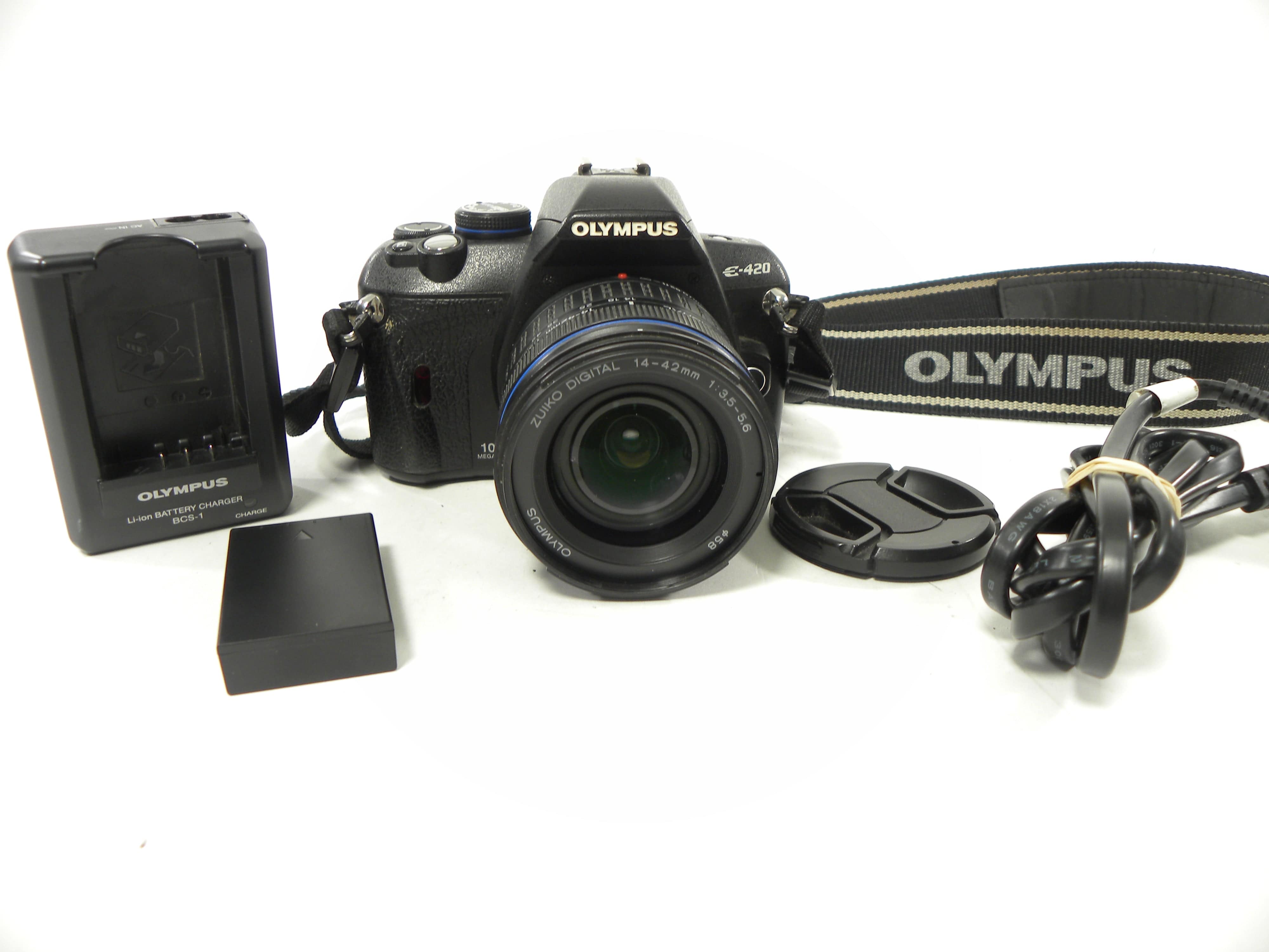 Olympus E-420 10.0mp Digital SLR w/Zuiko 14-24mm f3.5-5.6