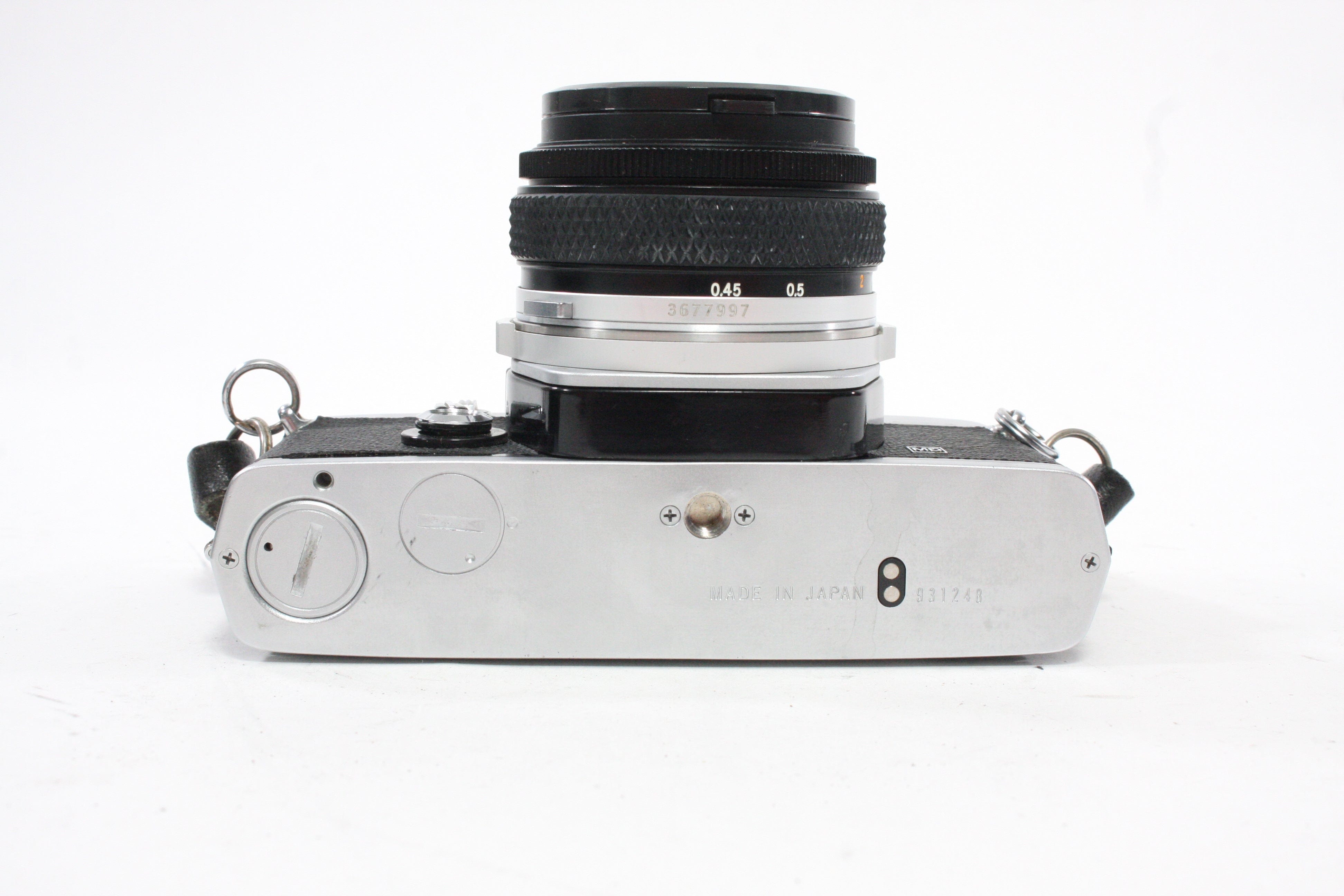 Olympus OM-1 35mm SLR Camera with a 50mm f/1.8 Lens with Case