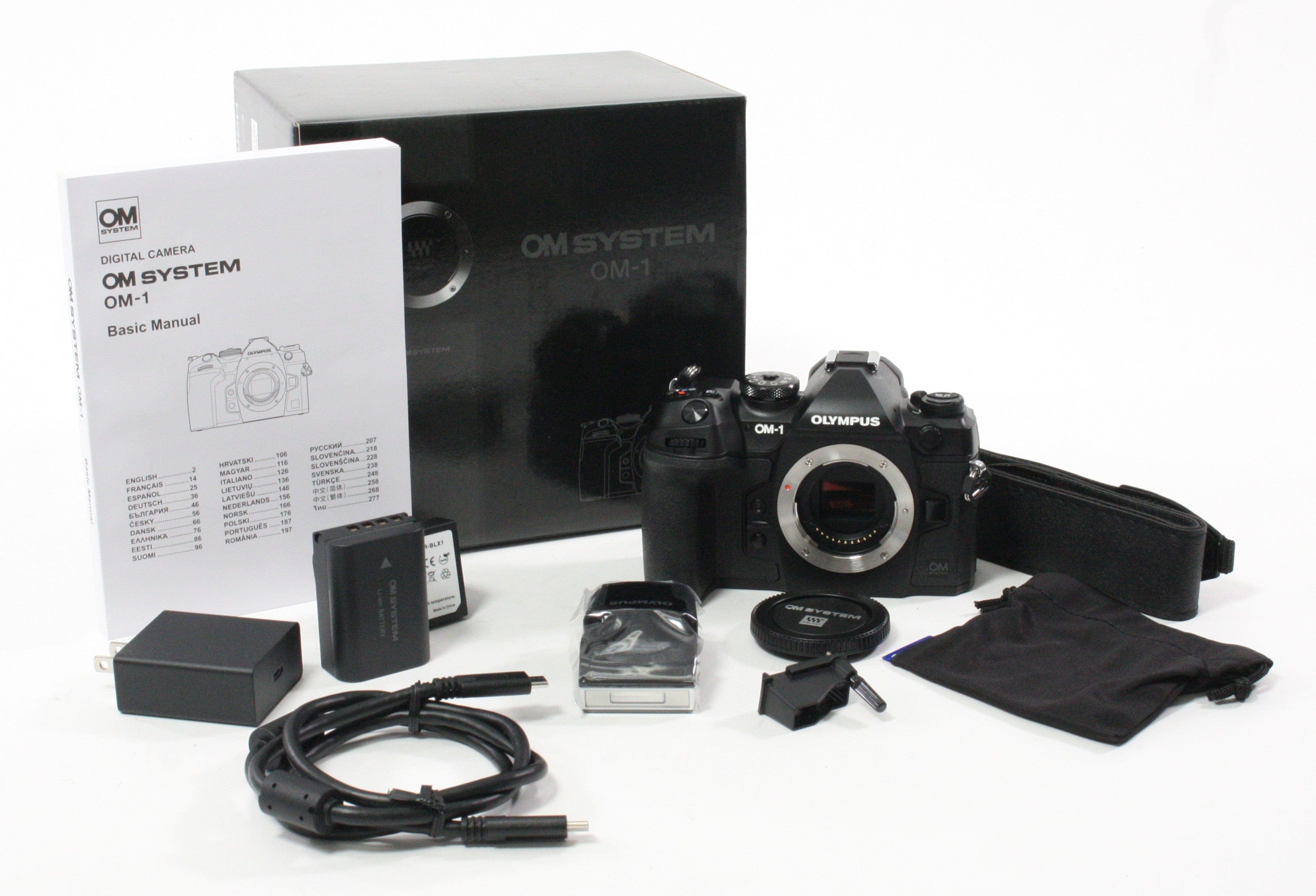 Olympus OM-1 Mirrorless Digital Camera with Shutter Count 704