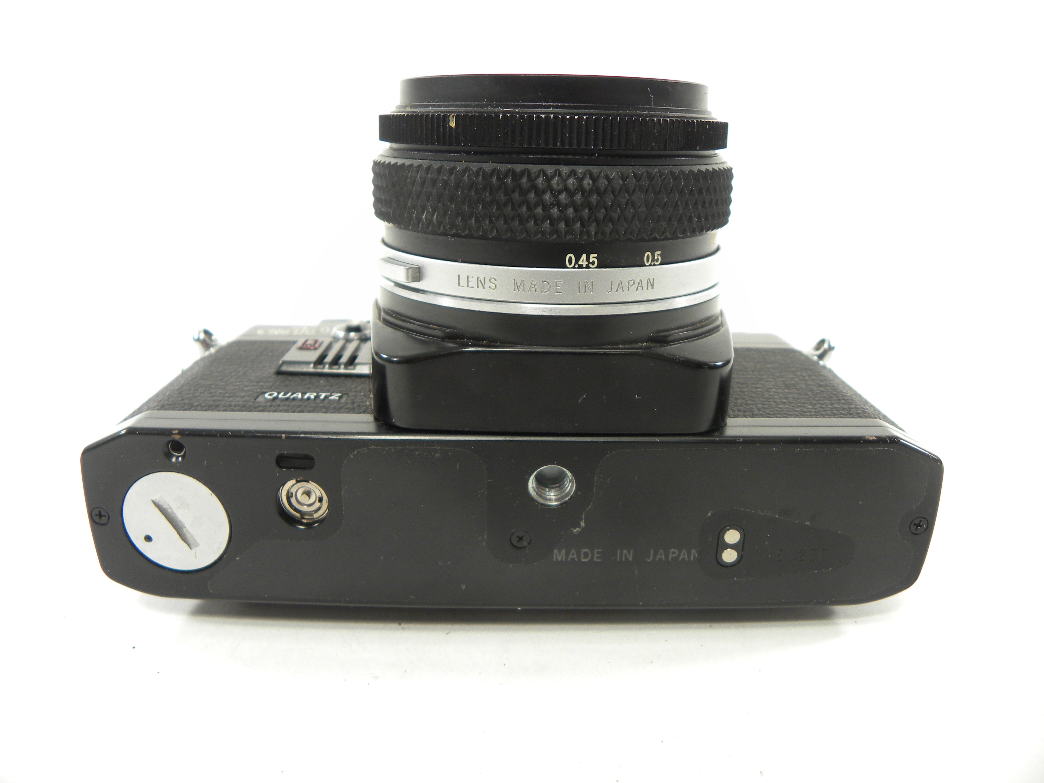 Olympus OM-10 35mm SLR (Black) w/F. Zuiko Auto-S 50mm f1.8