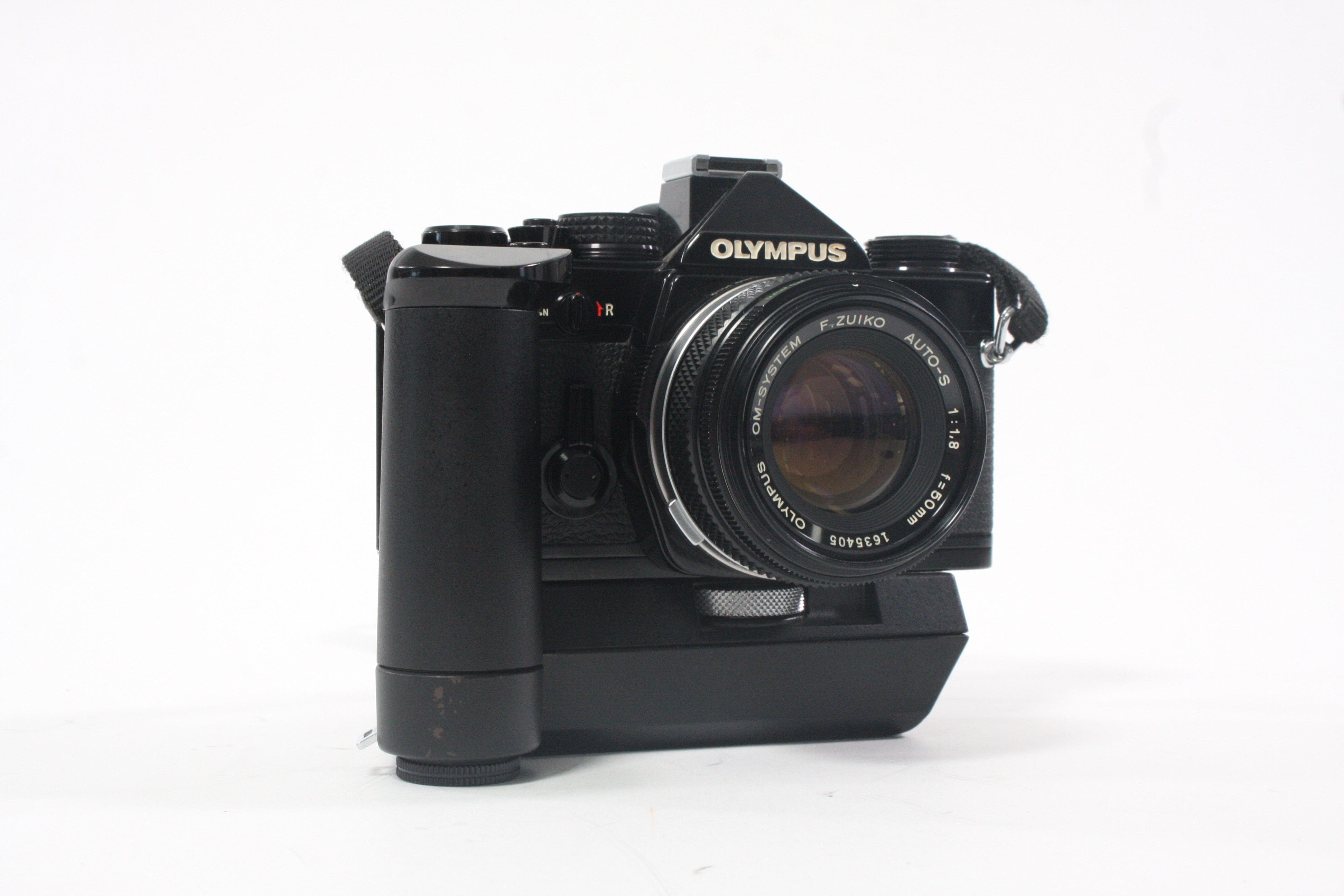 Olympus OM-2N 35mm Black "Mitani" Signature Edition with 50mm f/1.8 Lens and Winder 2