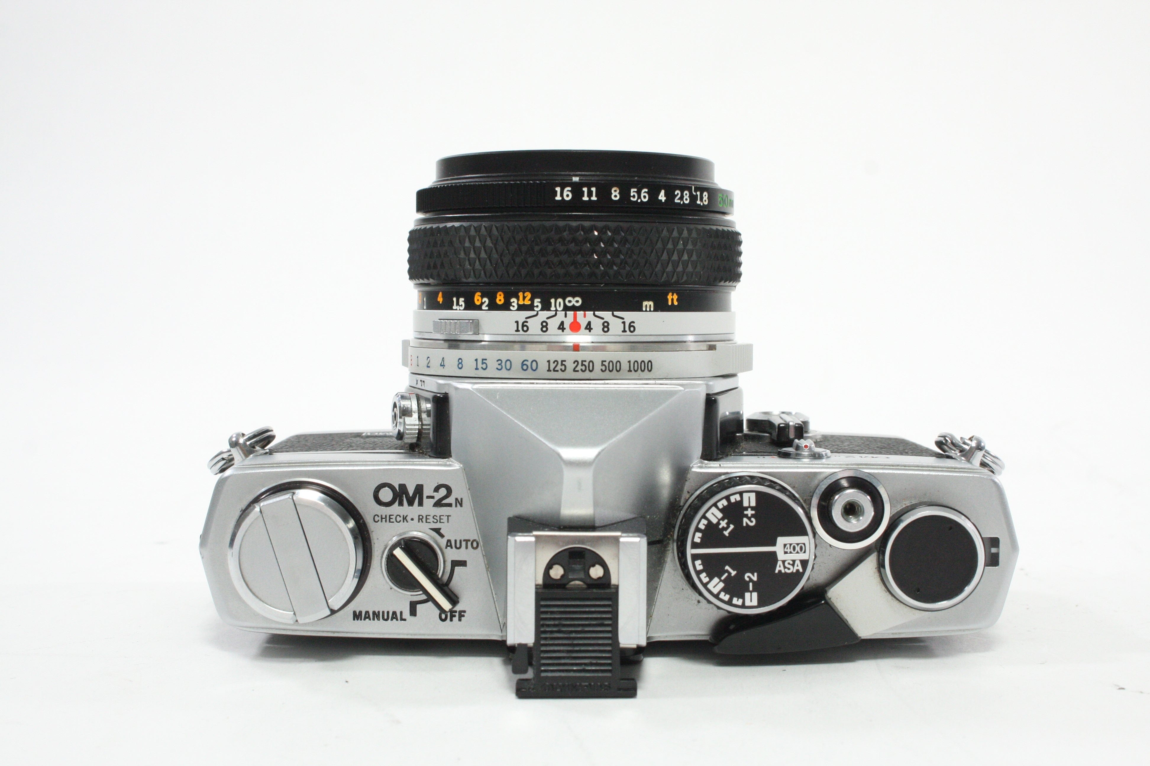 Olympus OM-2N 35mm SLR Camera with 50mm f/1.8 Lens
