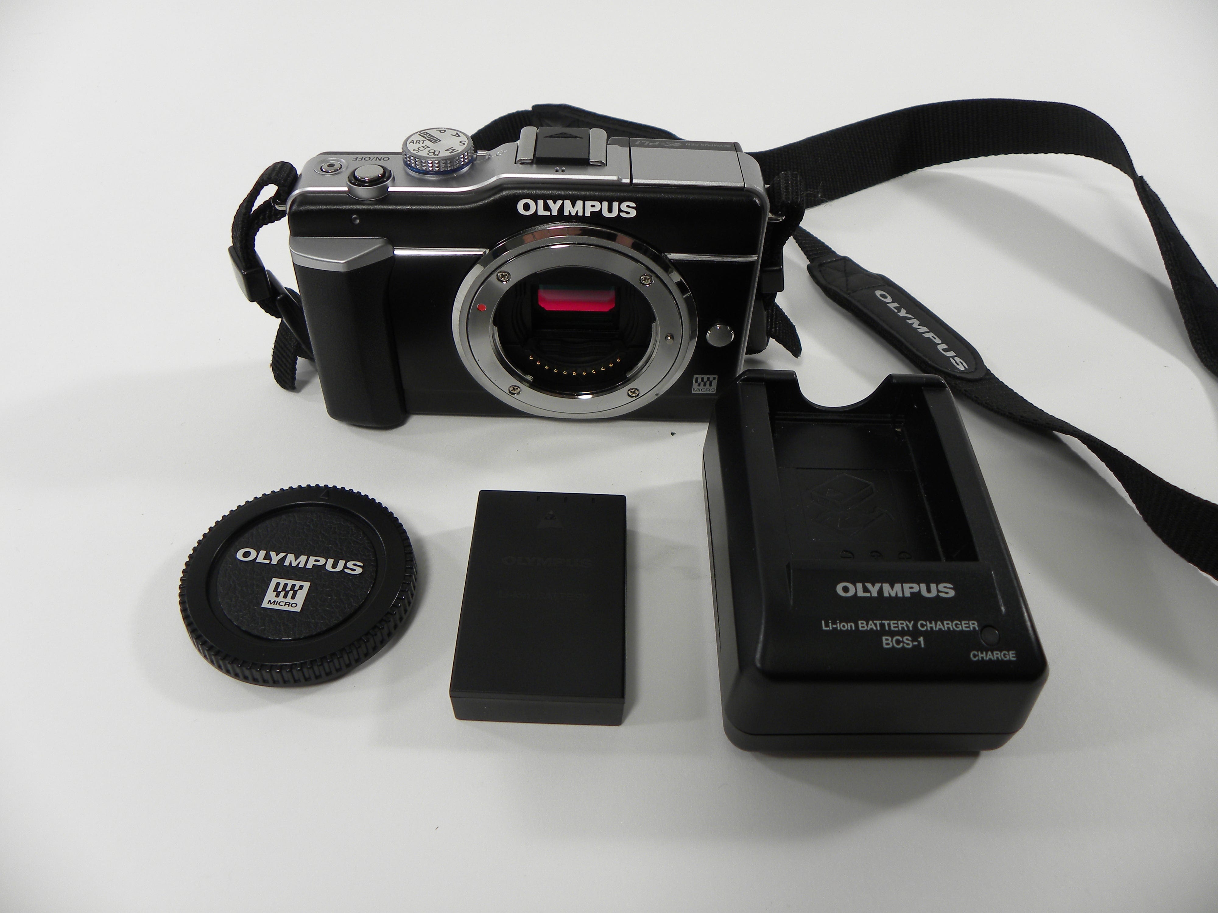 Olympus Pen E-PL1 Micro 4/3 12.3mp Digital Mirrorless Body Only Shutter Ct. 306
