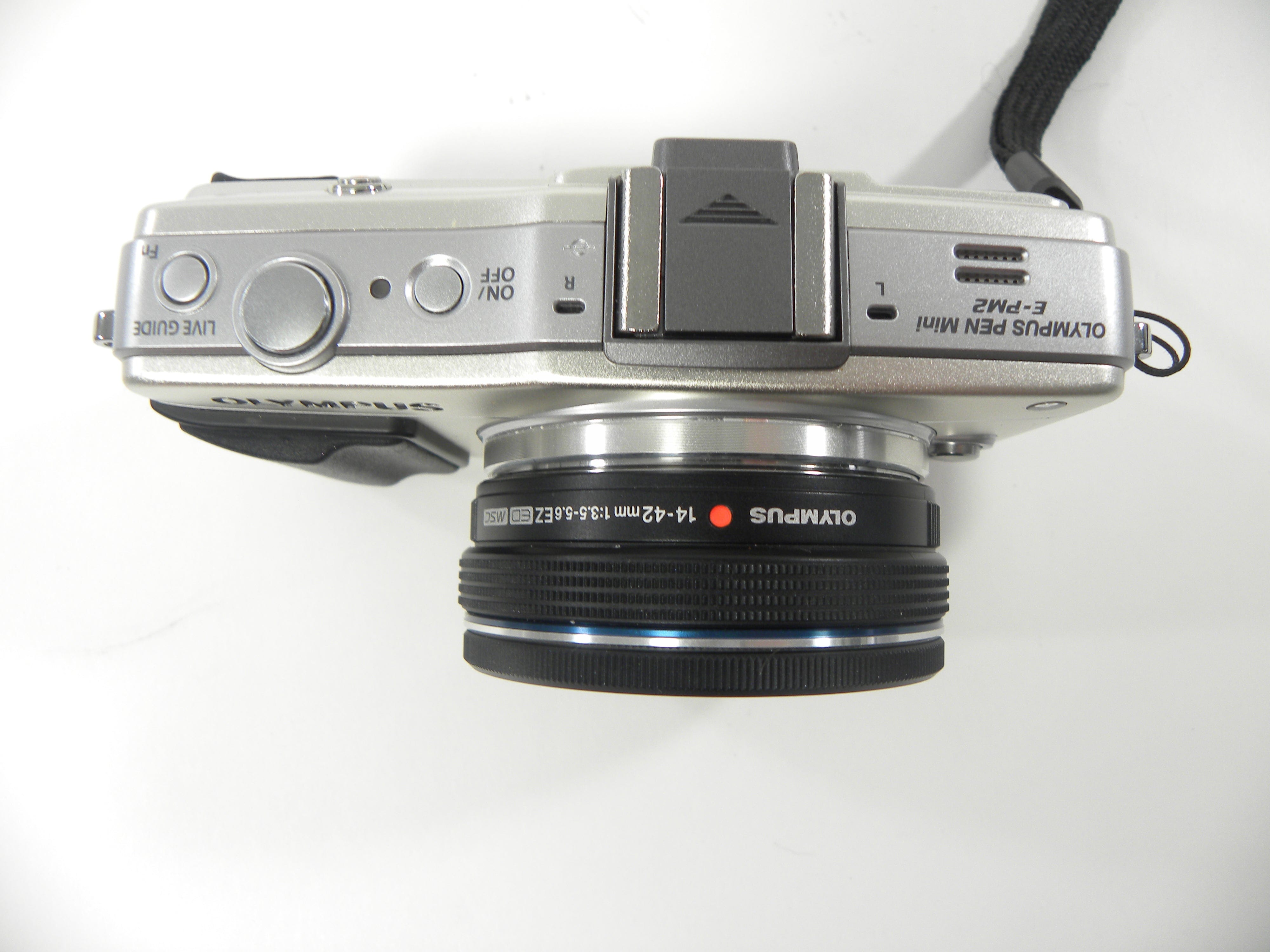 Olympus Pen Mini E-PM2 16.5mp Digital Mirrorless w/M. Zuiko 14-42mm S/C 2,357