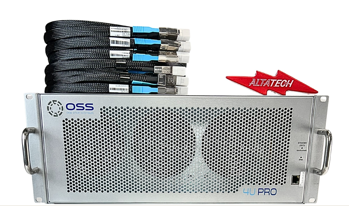 One Stop System OSS-PCIE4-4UP-10-2-1M One Stop Systems Gen 4 4UP 8x Nv