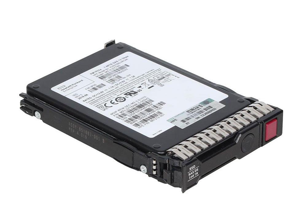 P06590-H21 HPE 7.68TB SAS 12Gbps Read Intensive DS 2.5-Inch Solid State Drive with Smart Carrier