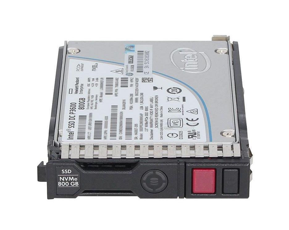 P26965-001 HPE 800GB NVME High Performance Mixed Use SFF 2.5-inch SC Universal Connect Solid State Drive